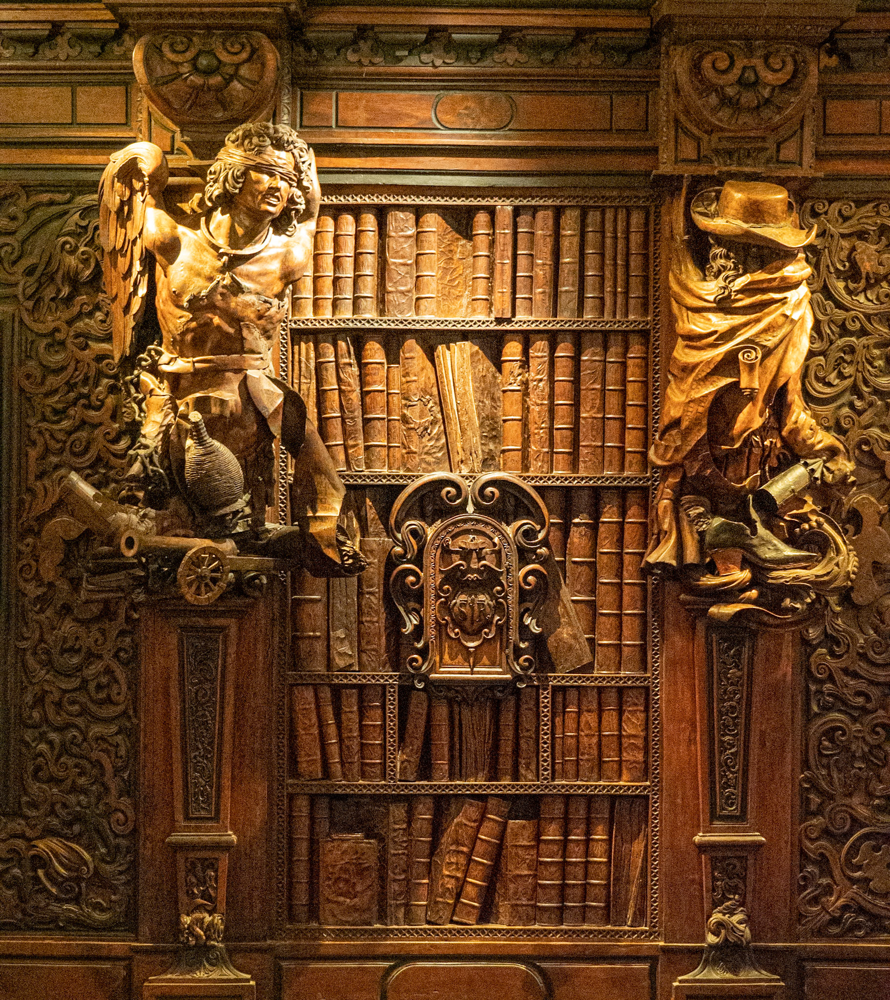 Carved Library by Francesco Pianta, Scuola Grande di San Rocco