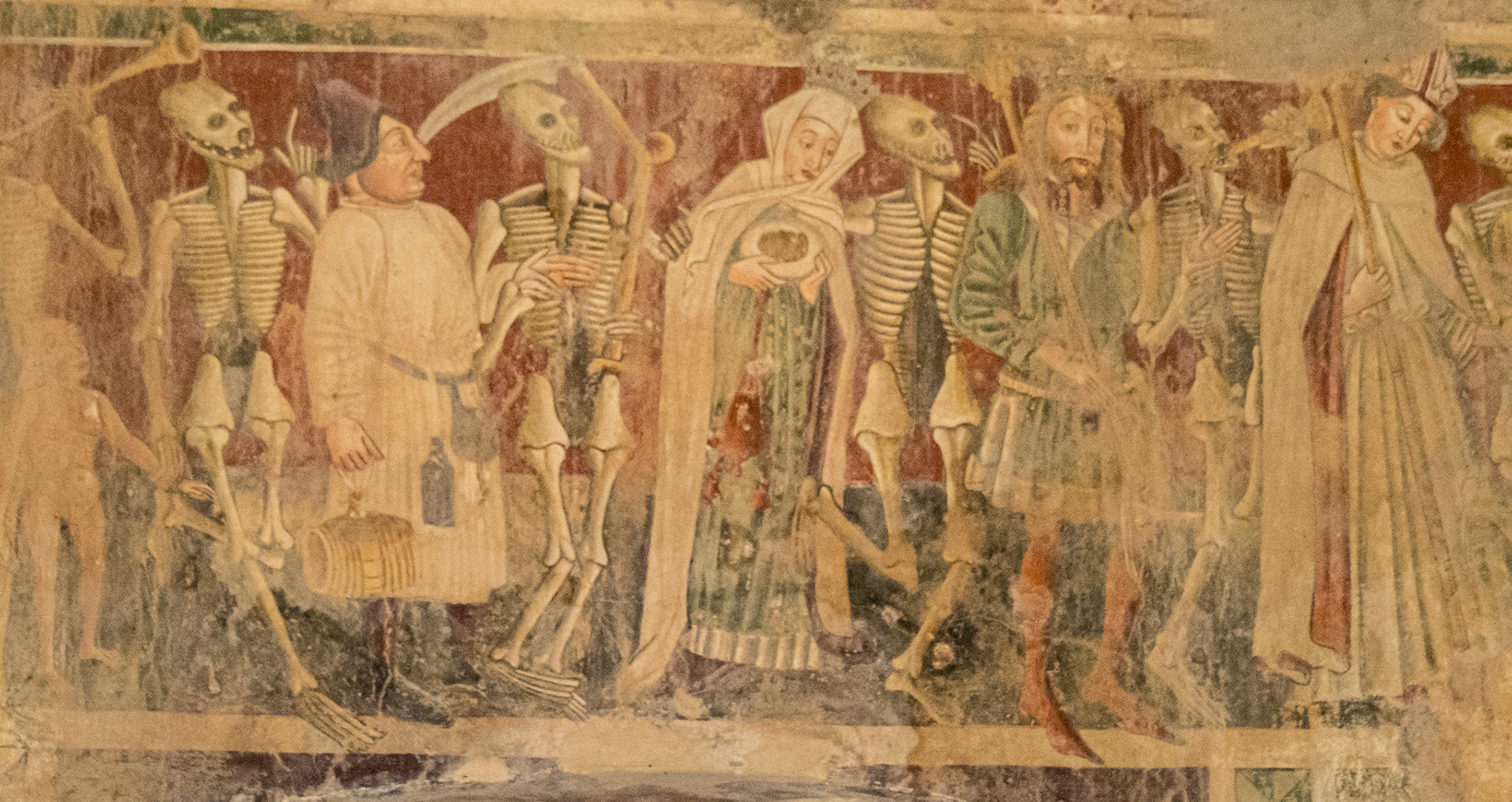 Dance of Death Fresco (1474), Church of St Mary, Beram