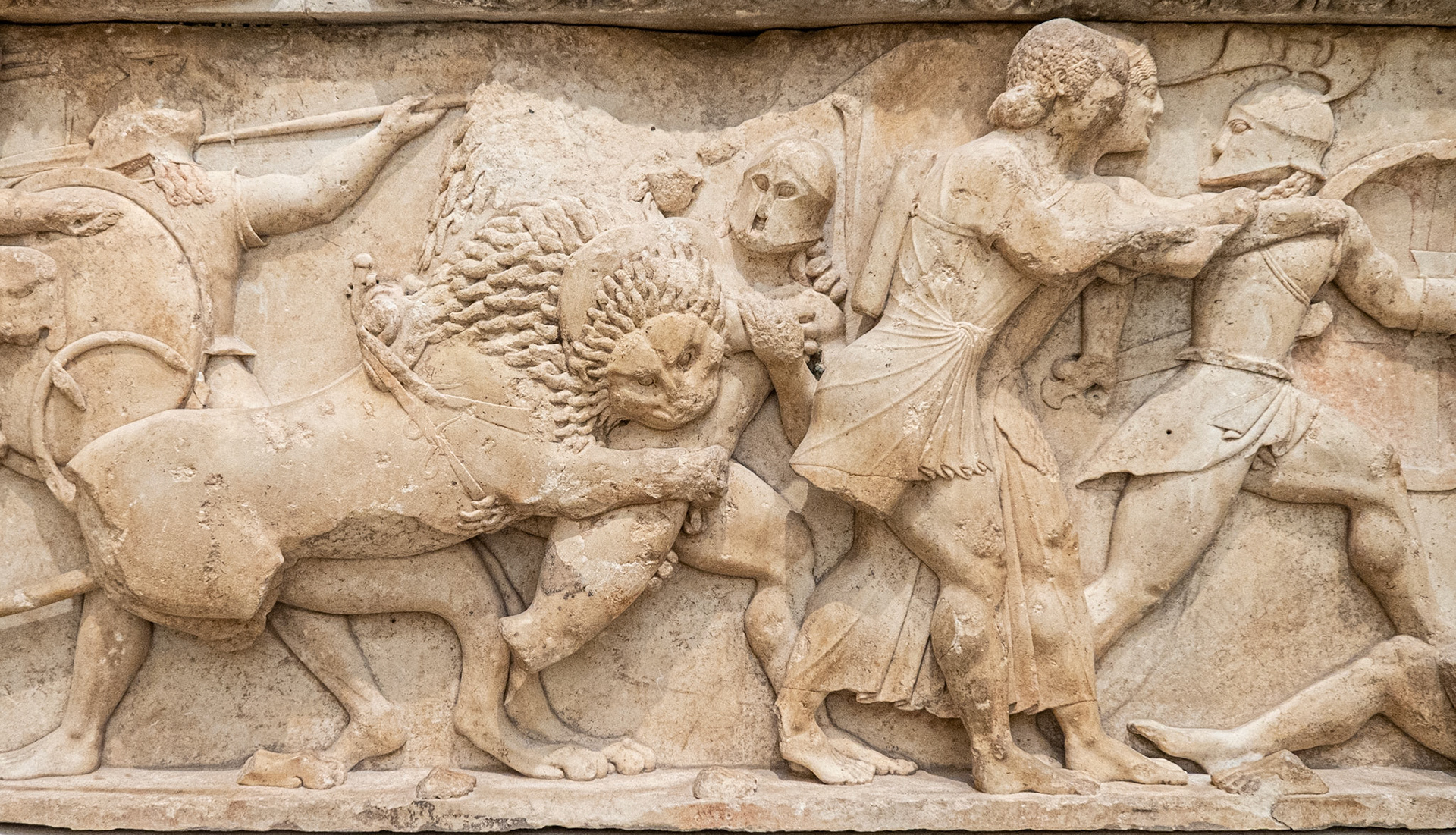 Battle of Gods and Giants, Treasury of Siphnos, North Frieze, Delphi
