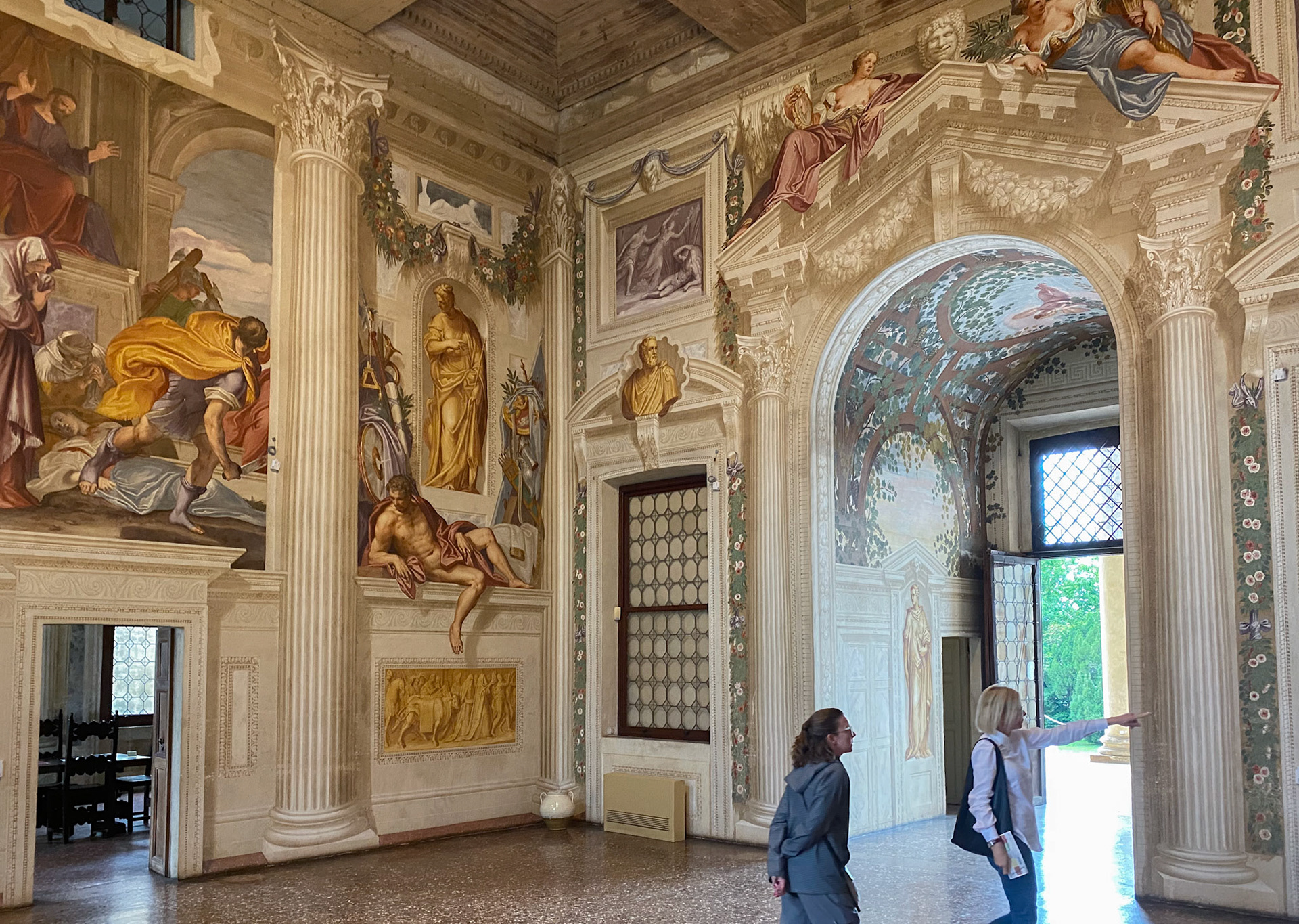 Interior Frescoes by Zelotti, Villa Emo