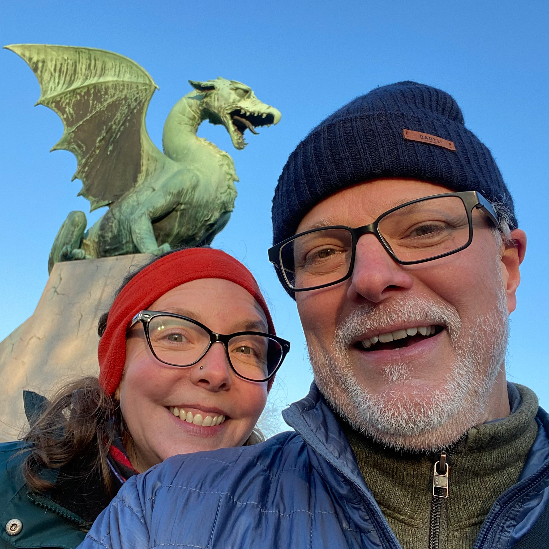 H and G at the Dragon Bridge