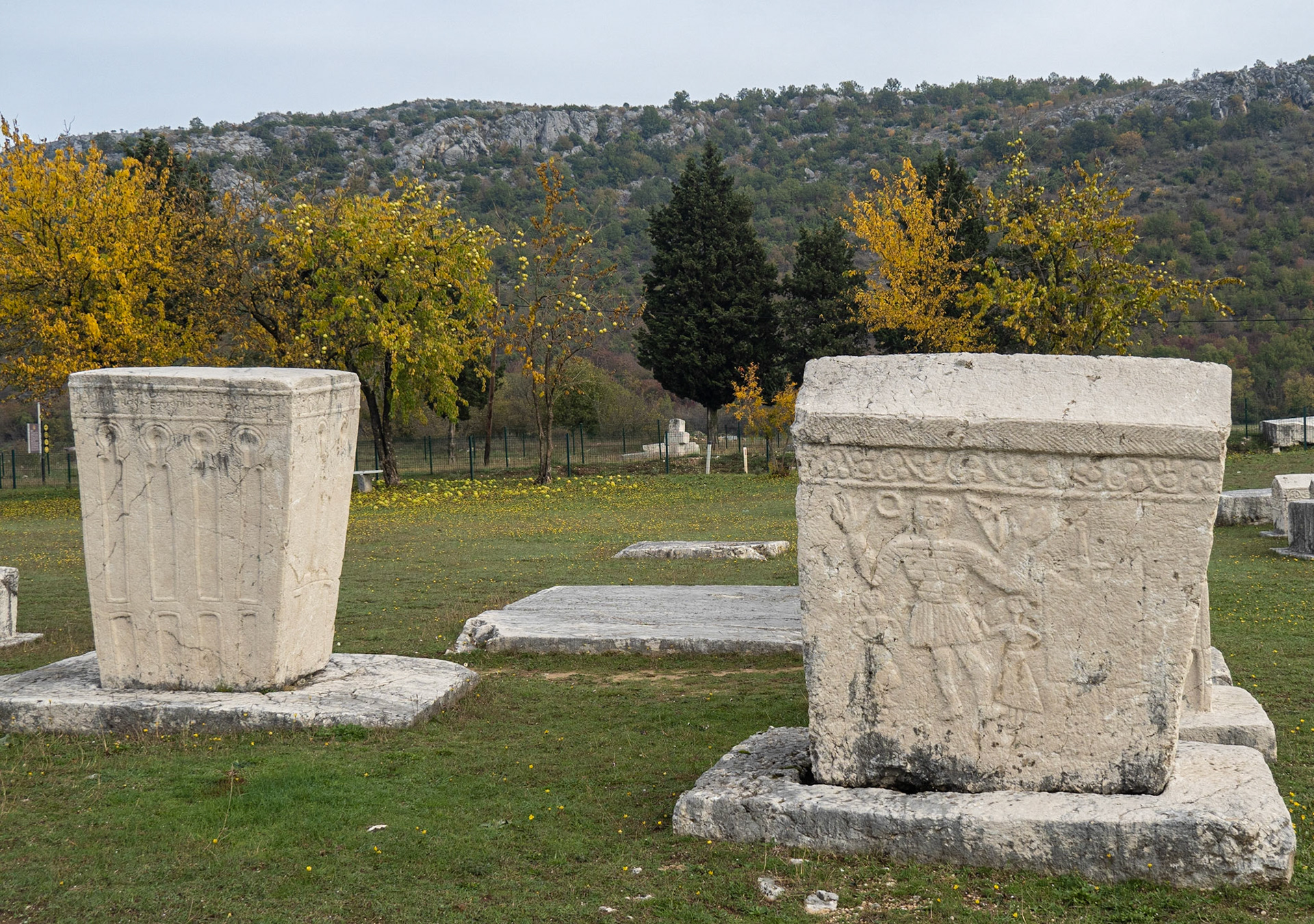 Stećci (medieval Bosnian tombstones), near Stolac