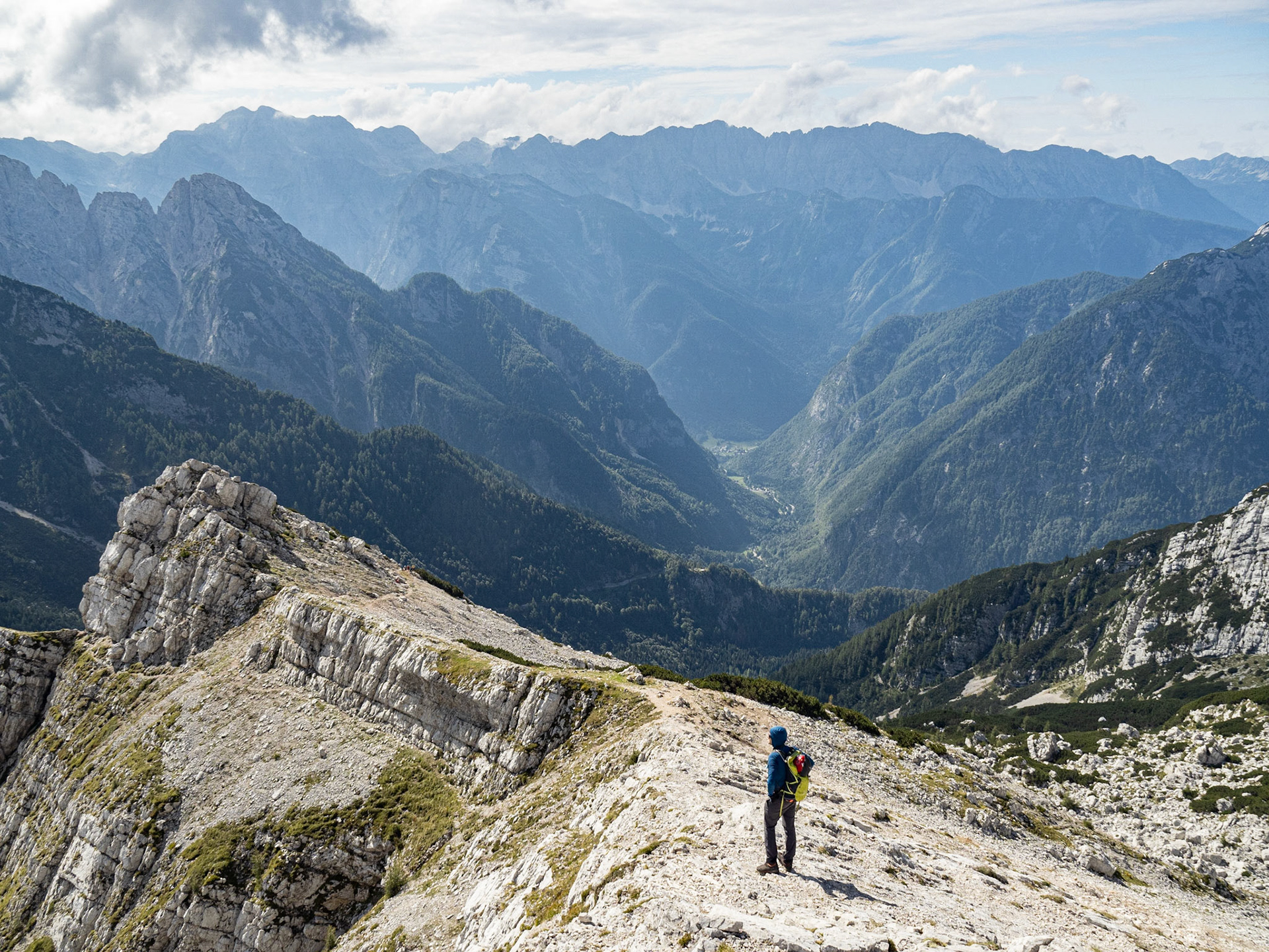 Trenta Valley from Mala Mojstrovka Trail