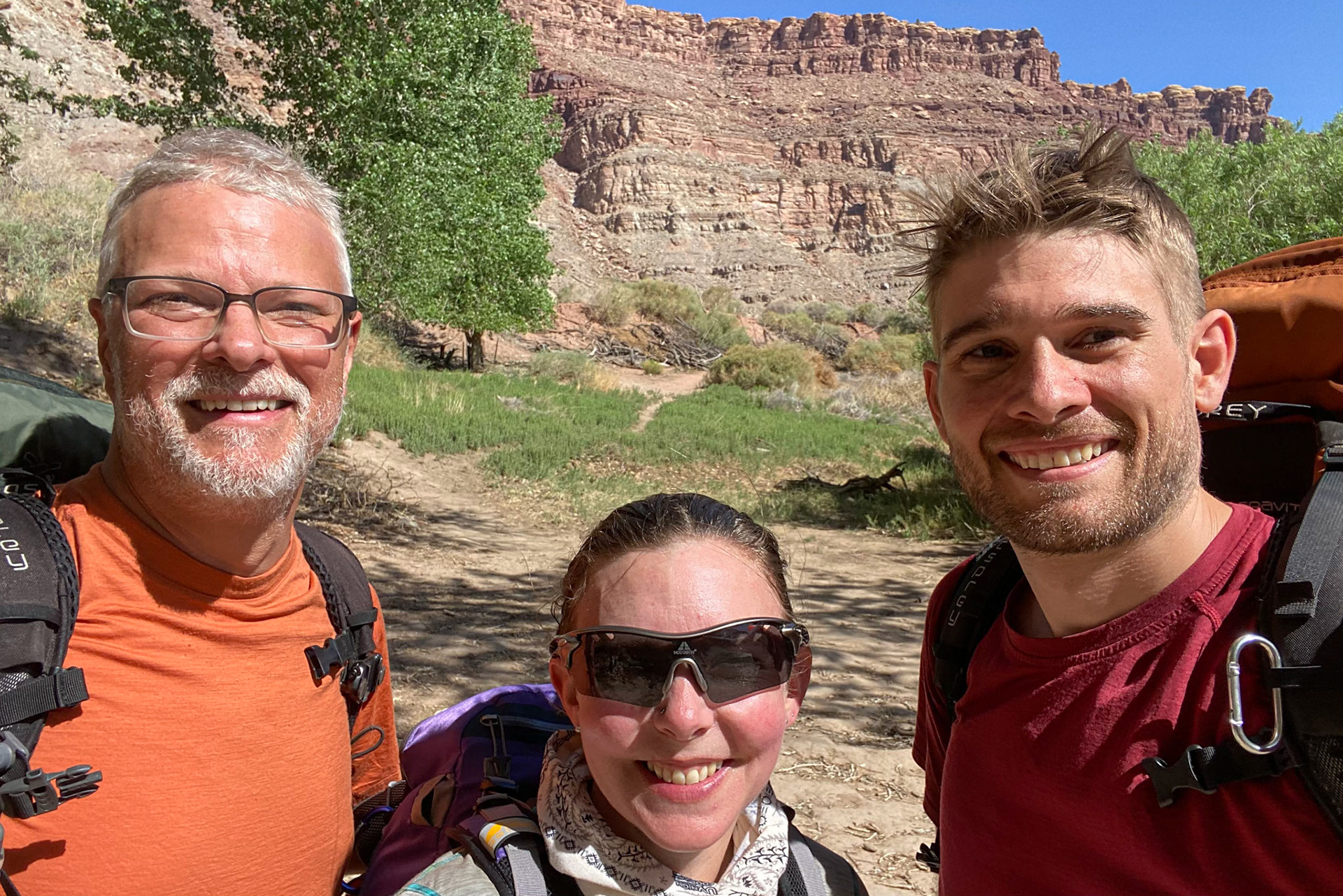 The crew after 6 days backpacking