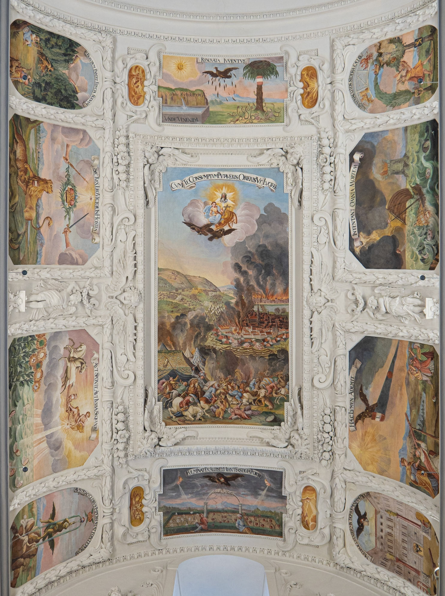 Mausoleum of Emperor Ferdinand II, Ceiling