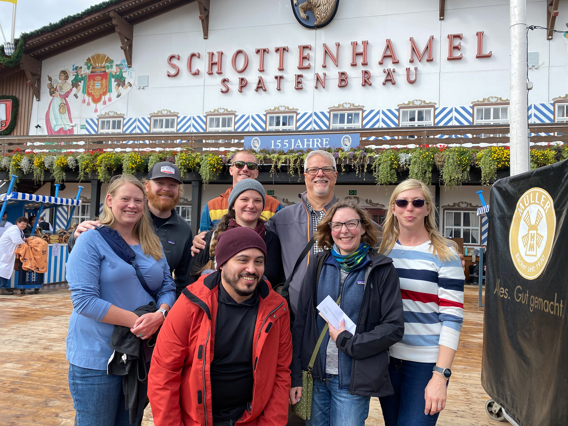 The Gang at Octoberfest