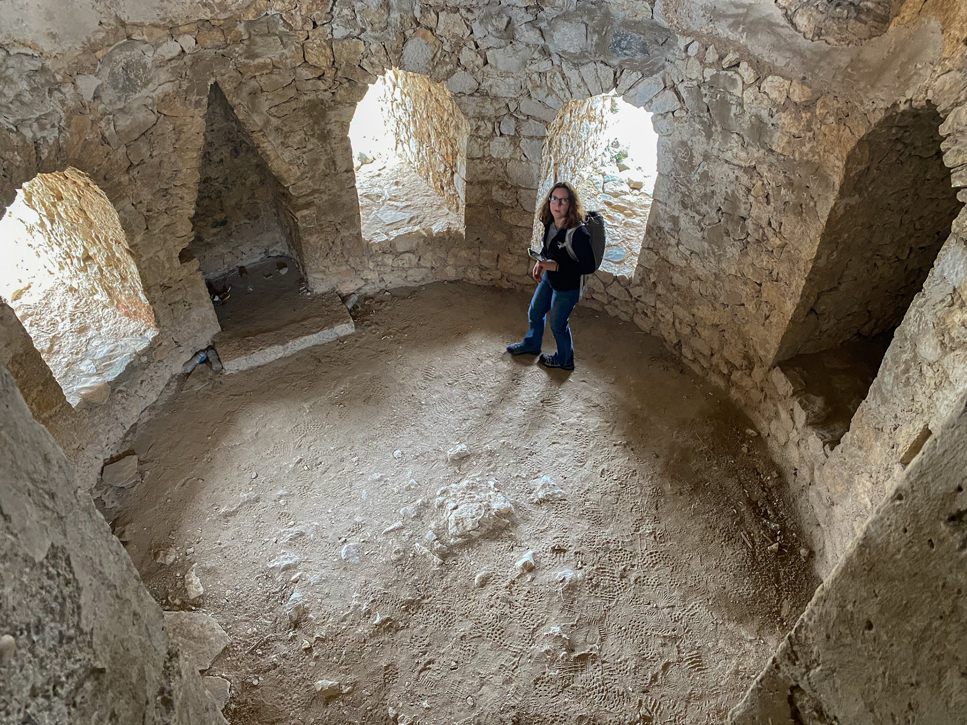Inside the kula (tower), Počitelj