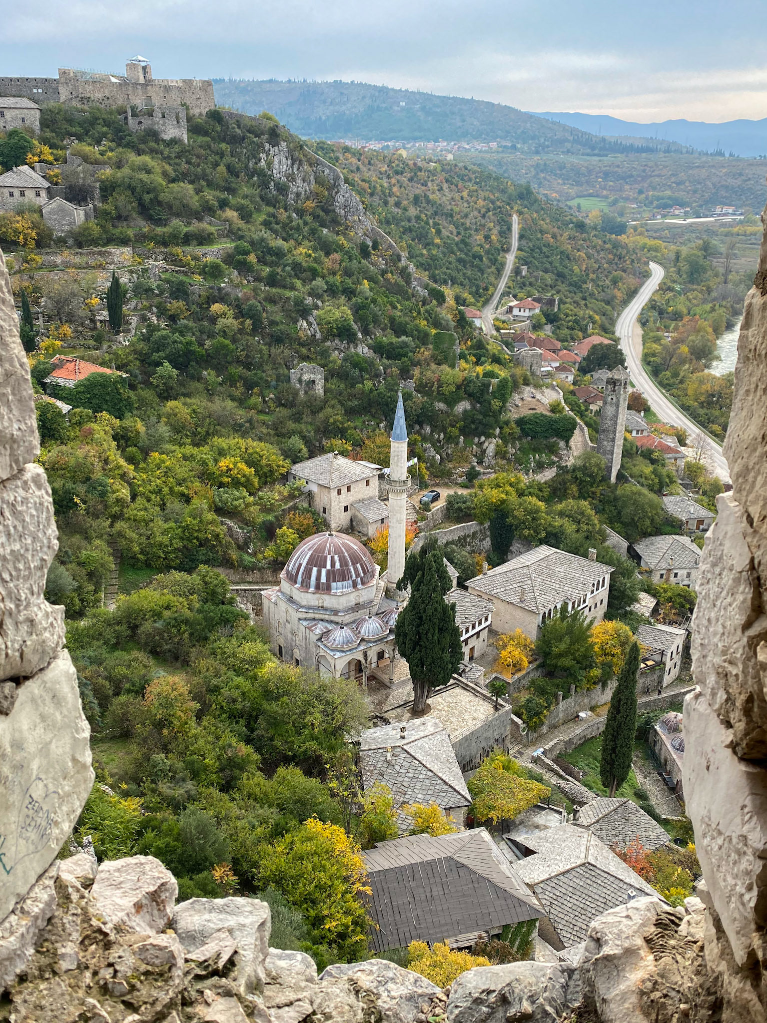View of Počitelj from the tower