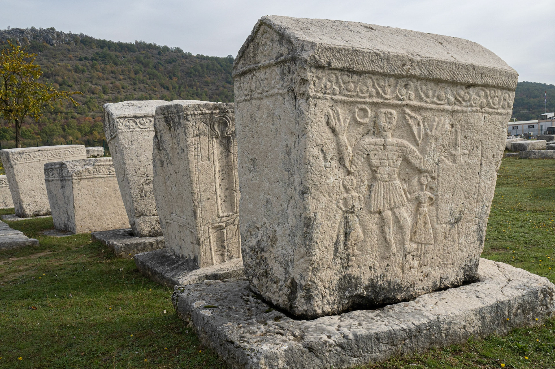 Stećci (medieval Bosnian tombstones), near Stolac