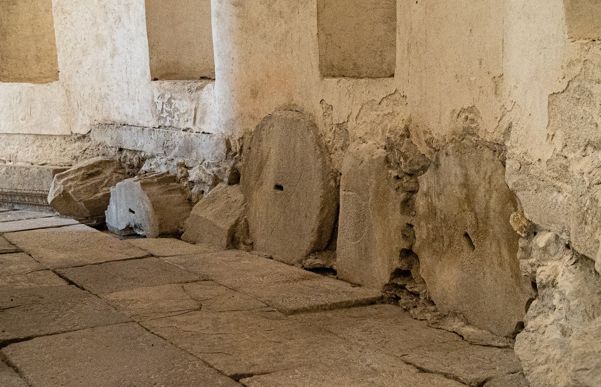 Roman Columns Used as Foundation, Church of St Donat