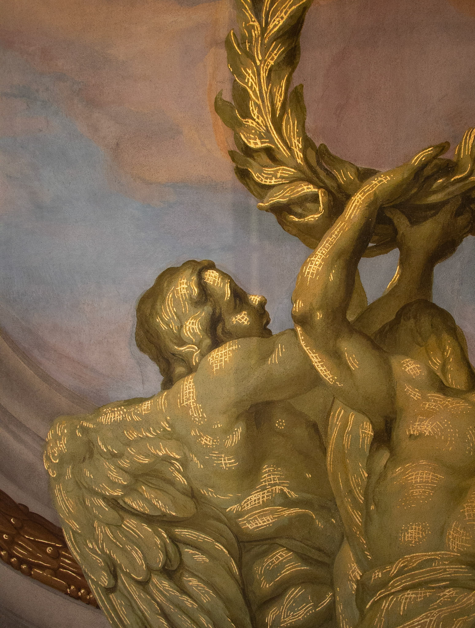 Karlskirche, Main Dome Fresco Detail