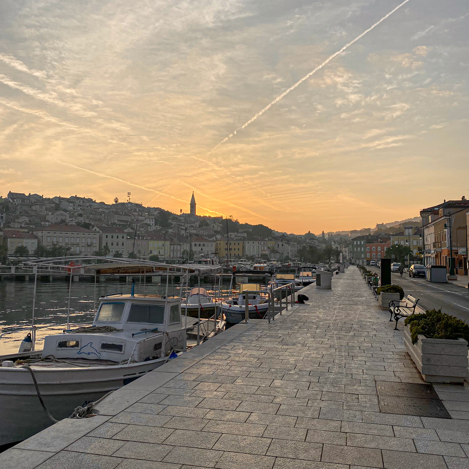 Harbor at Dawn, Mali Losinj