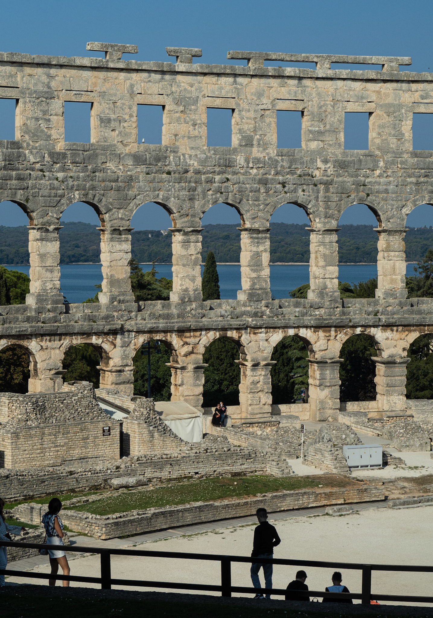 Ampitheater and Sea, Pula