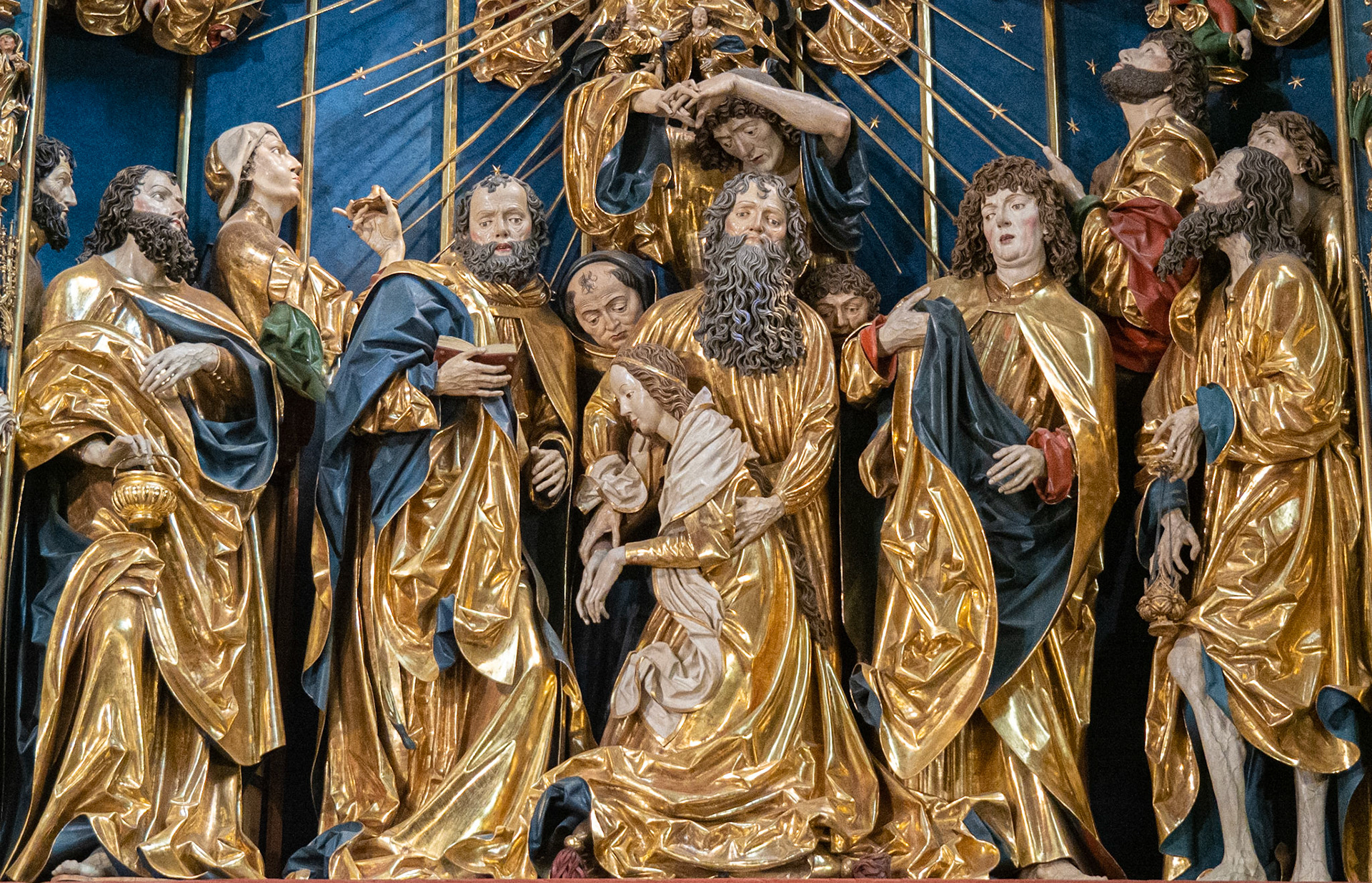 Dormition of Mary, Veit Stoss Altarpiece, St Marys Basilica