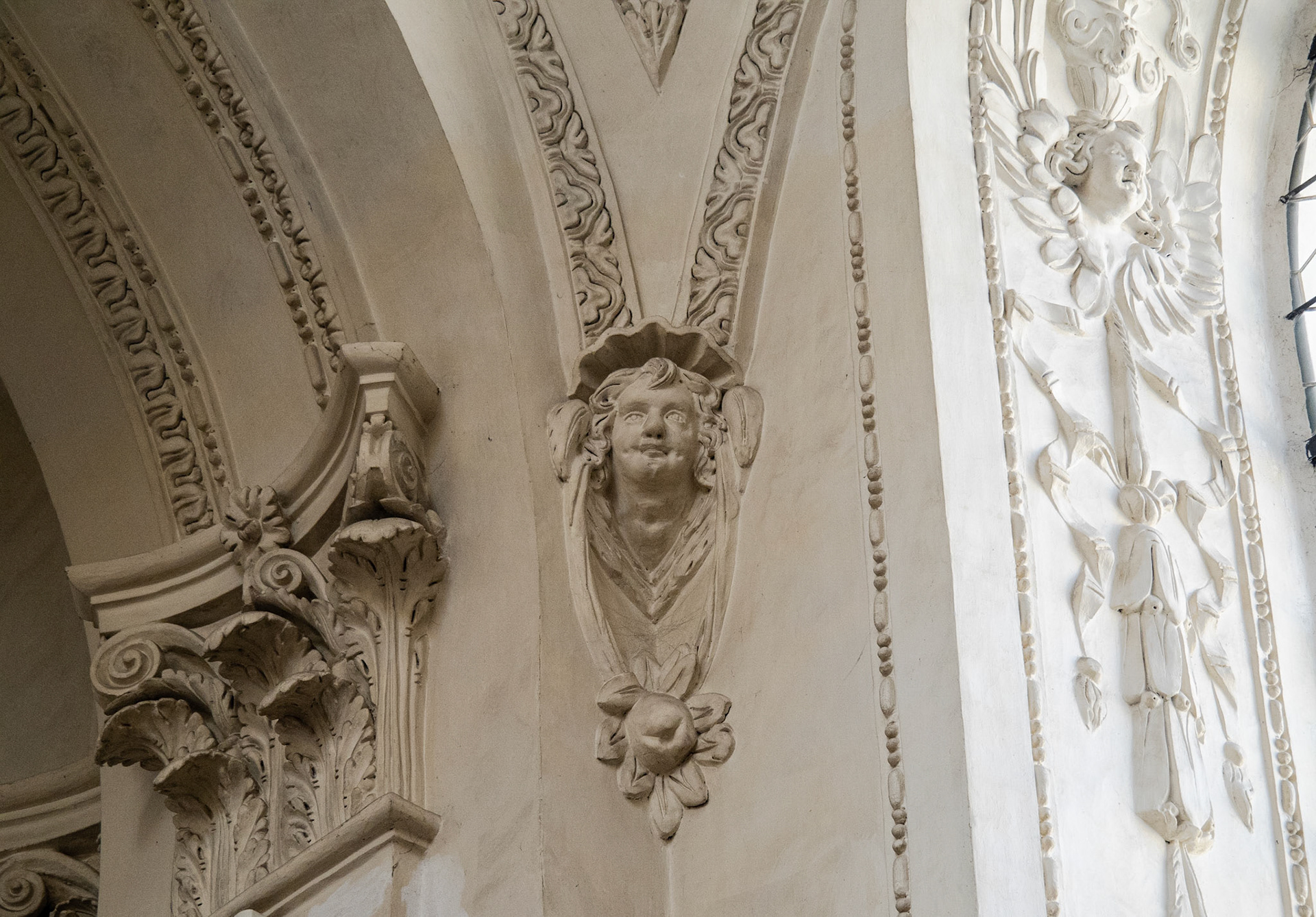Stucco Detail, Church of St. Salvator