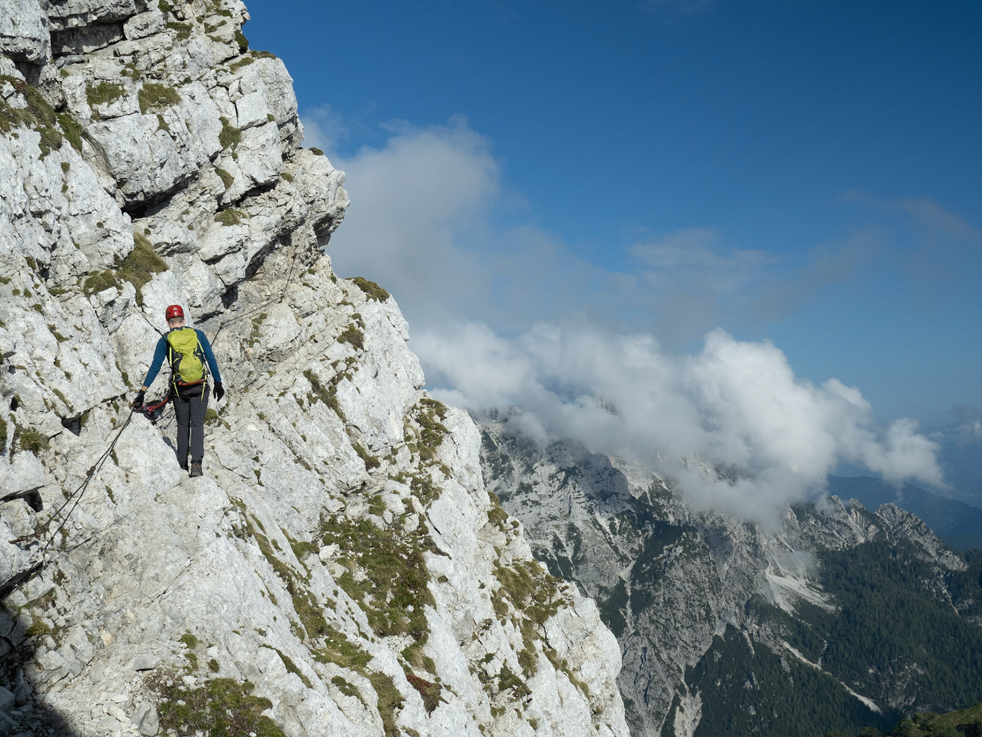 Mike on North Side of Mala Mojstrovka