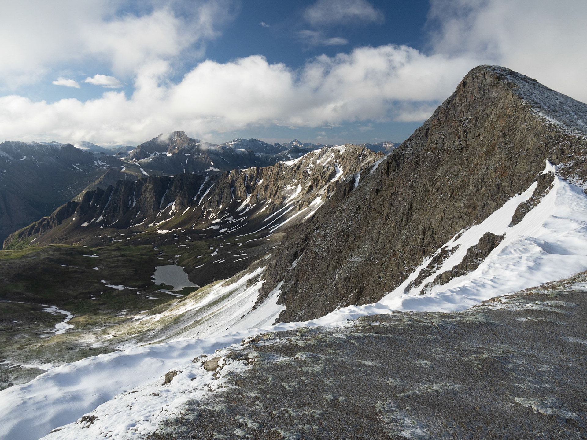 Boulder Gulch from Handies Trail (Handies Peak)
