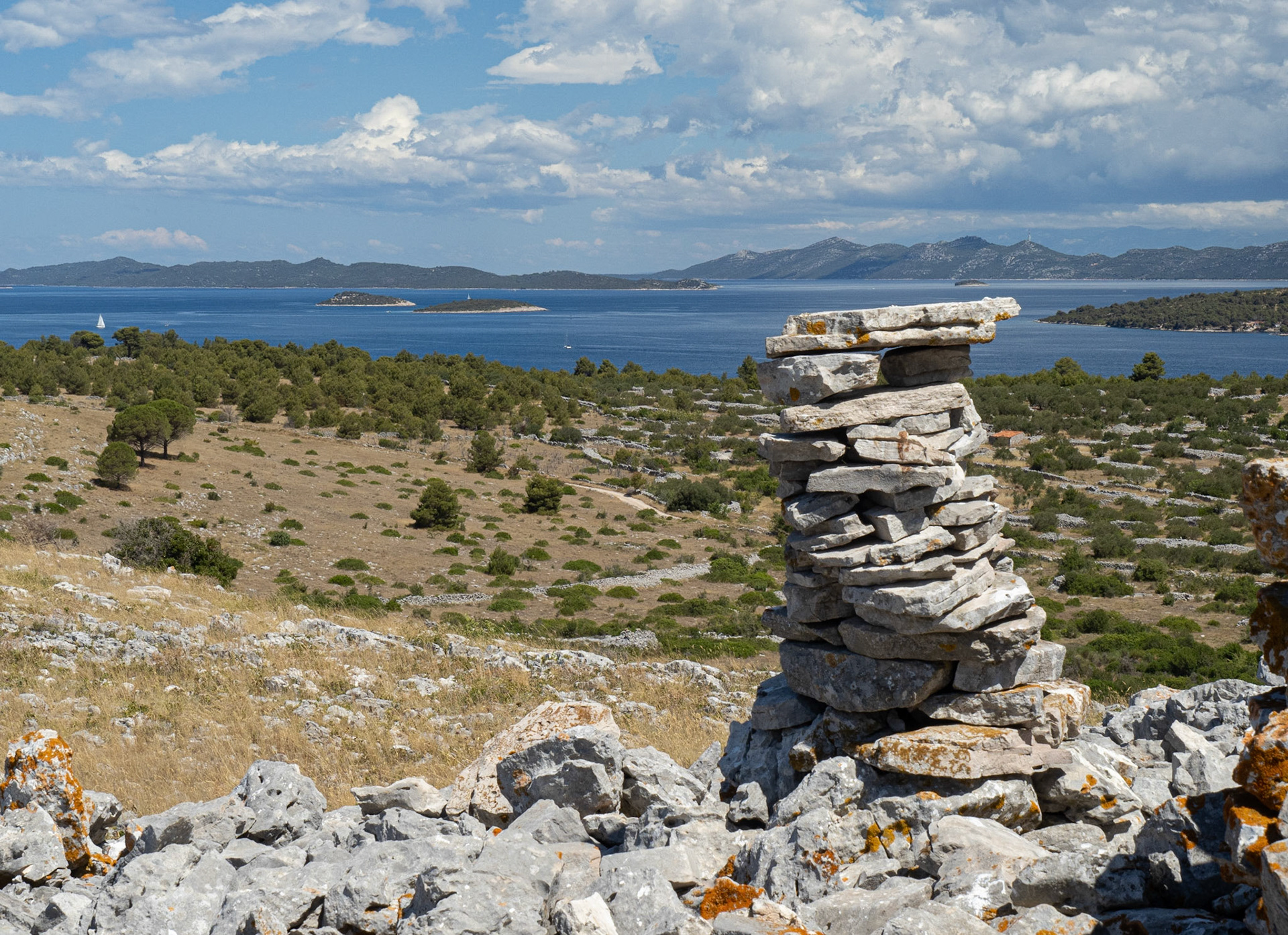 Adriatic Sea from Illyrian Hilltop Grave