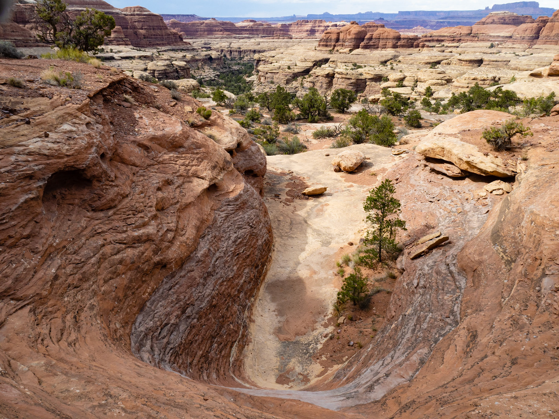 Looking back at Water Canyon
