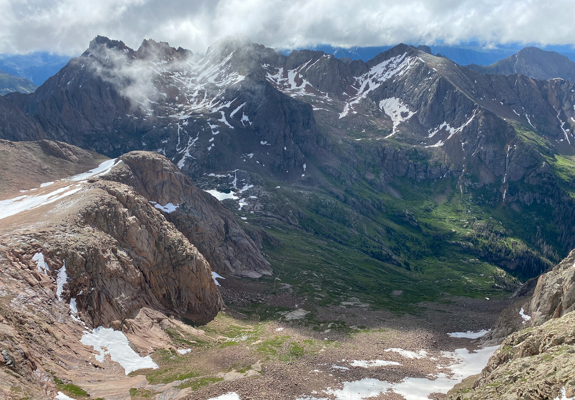 Sunlight &amp; Windom in the Clouds (Mt Eolus)