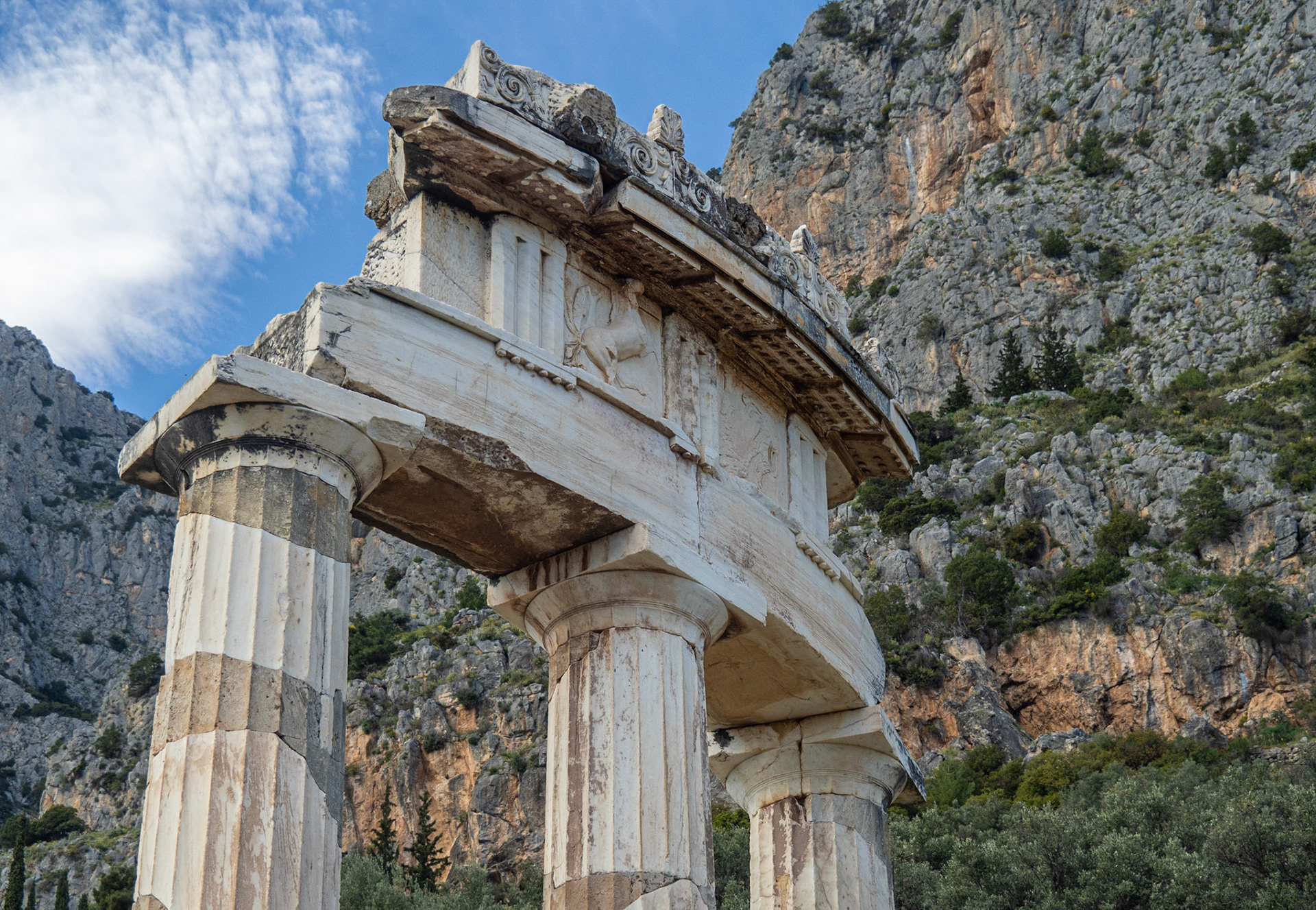 Temple of Athena, Detail, Delphi