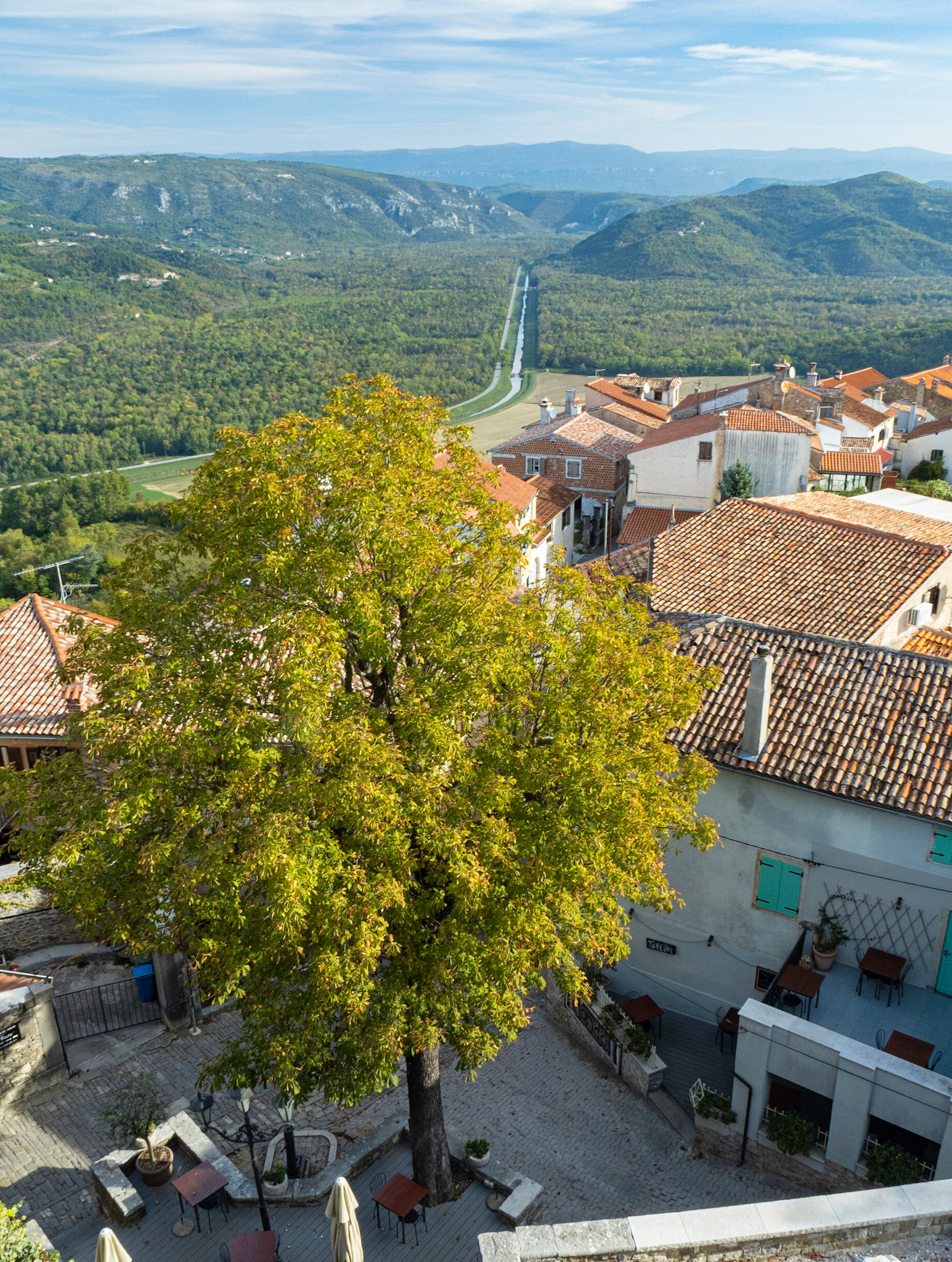 View from the Town Walls, Motovun