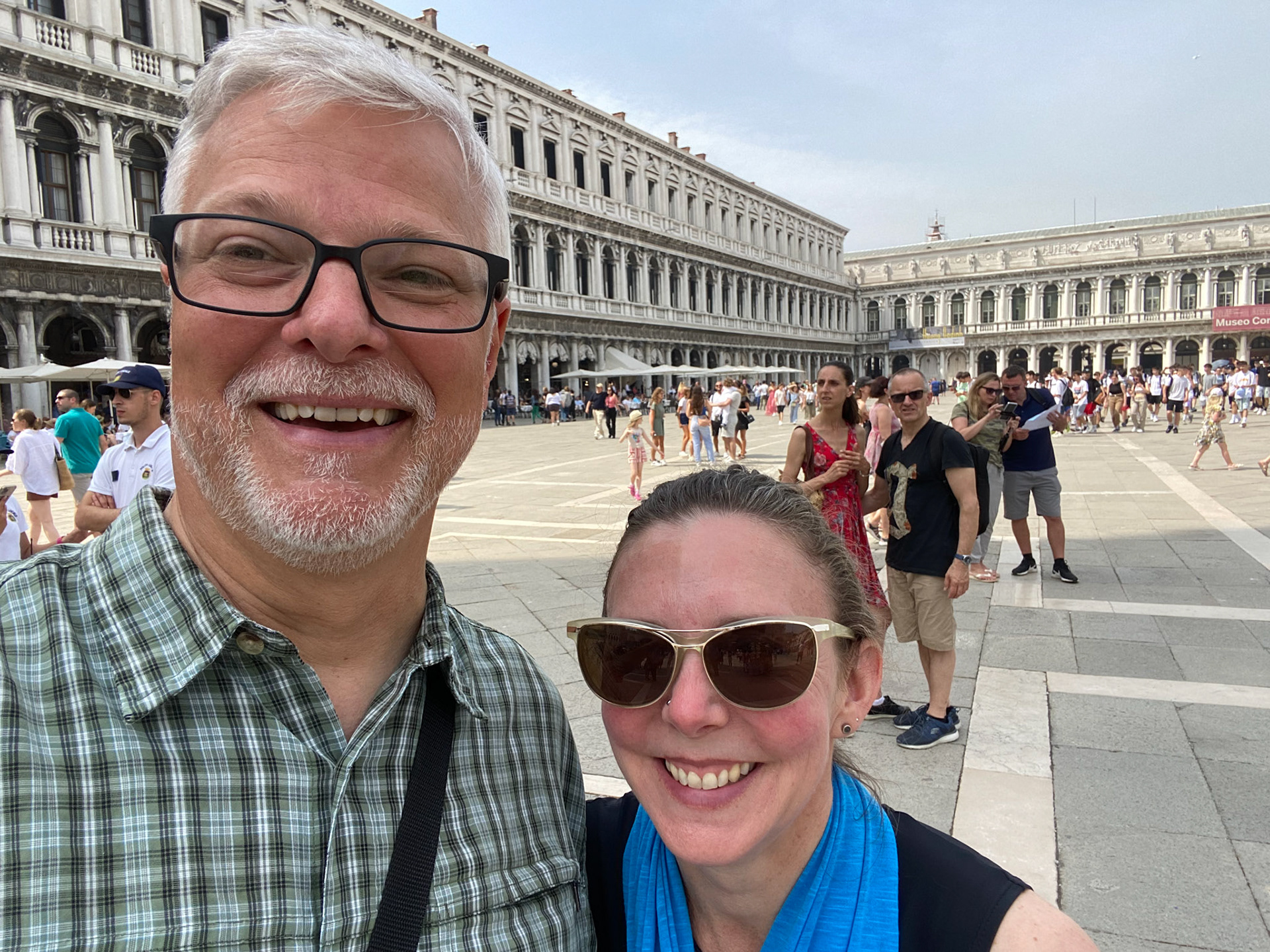 G and H in St Mark's Square