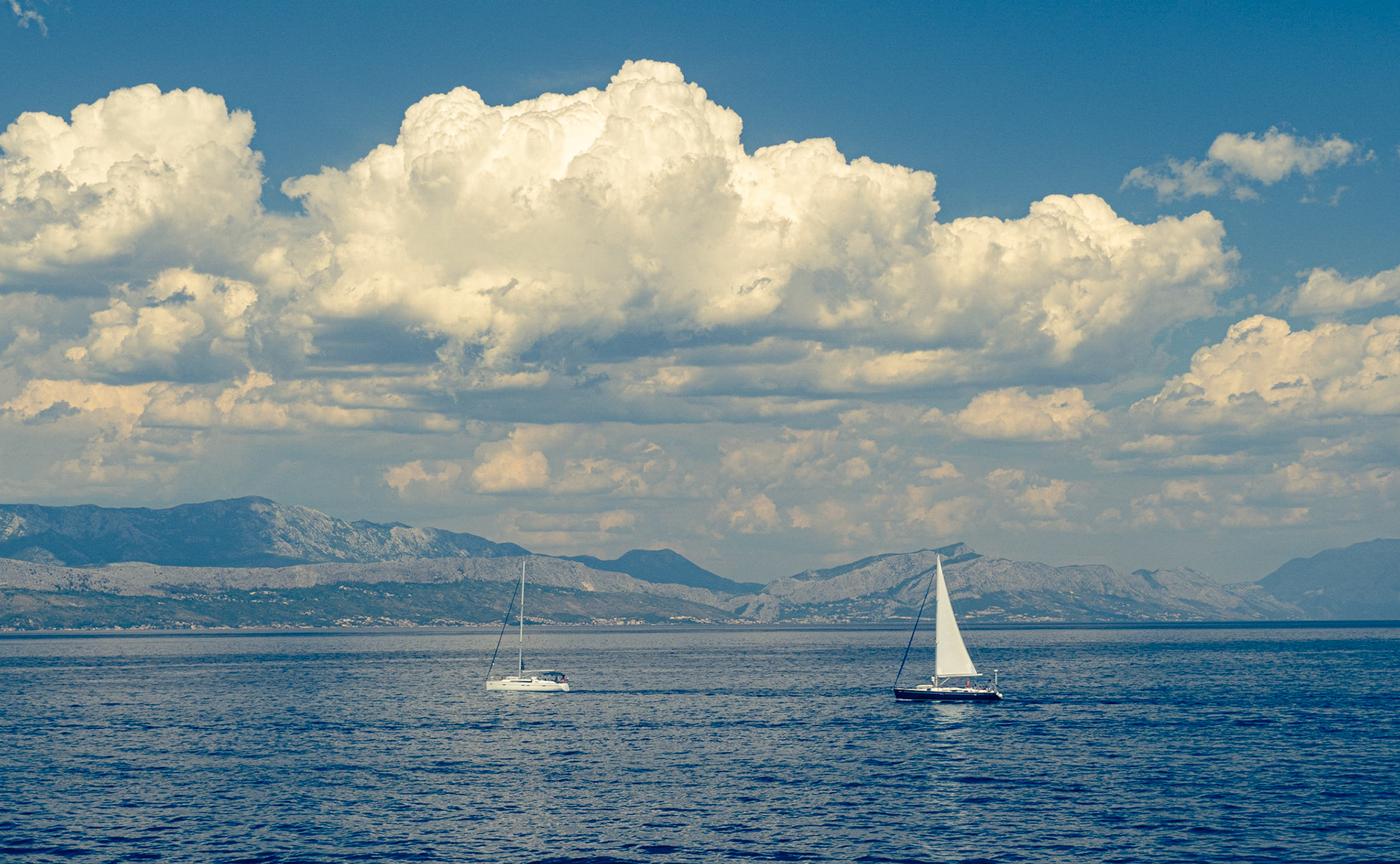 View from Ferry Heading back to Split