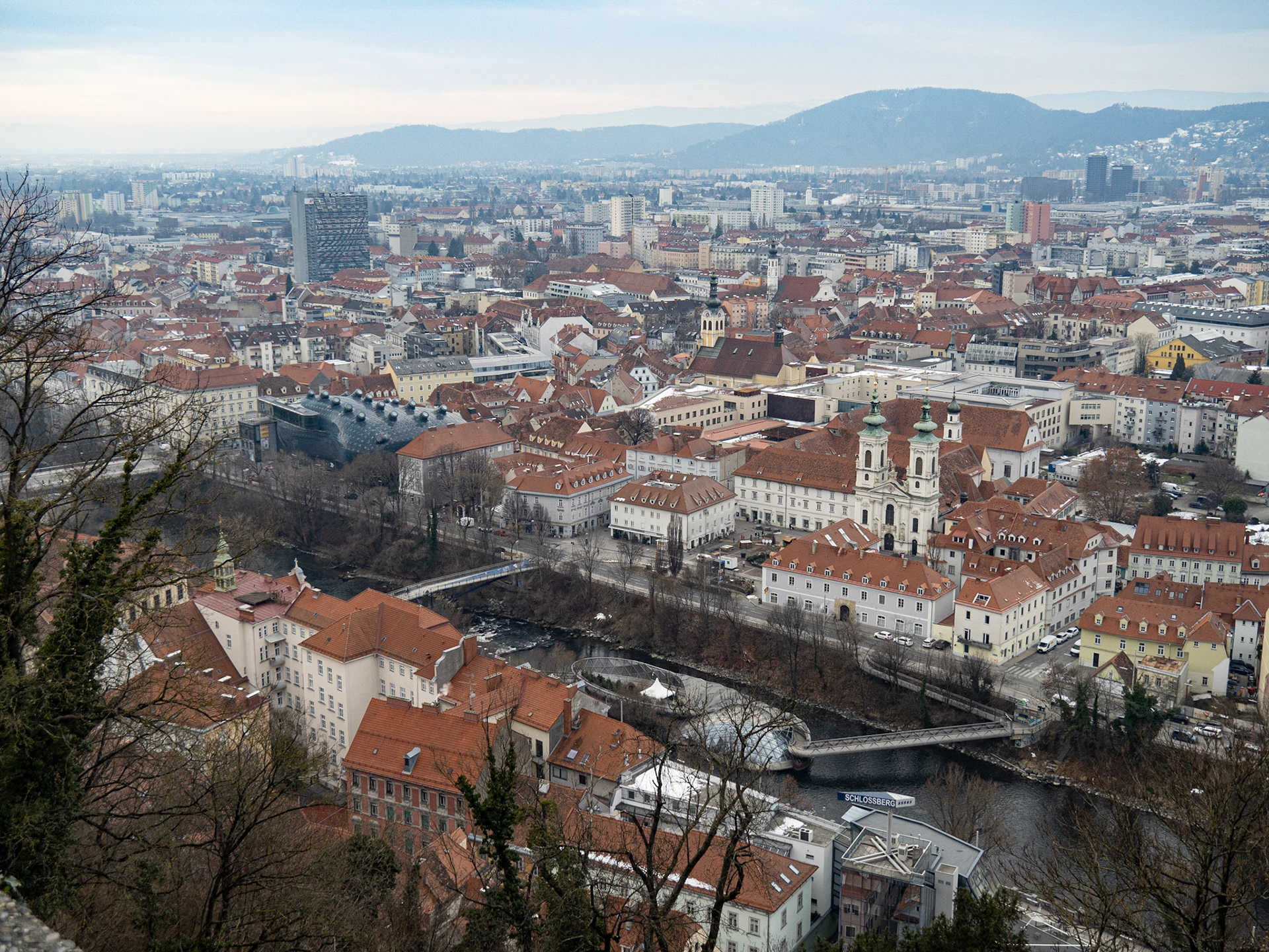 View of Graz from Schloßberg
