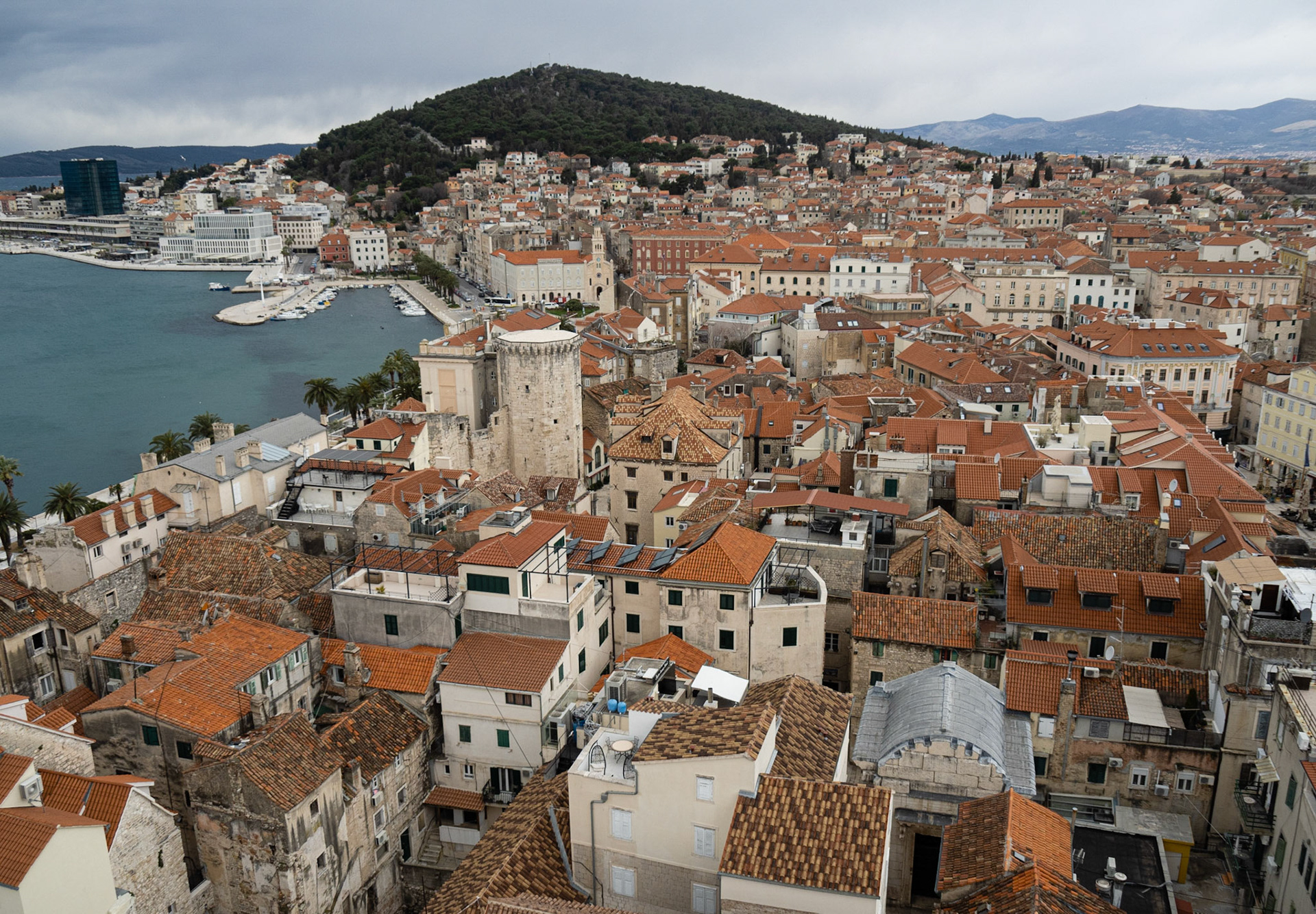 Split Looking West with Marjan Hill