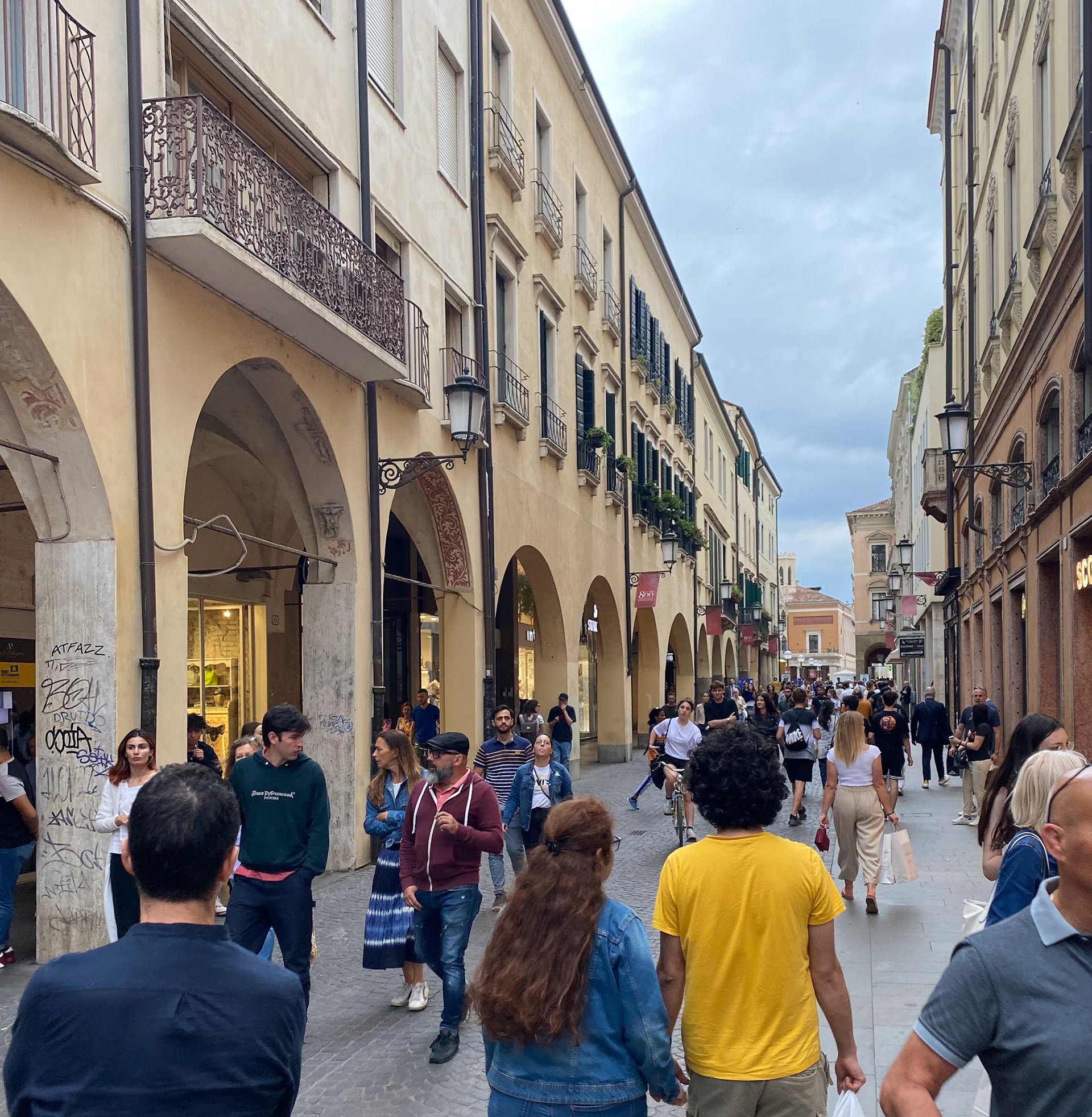 Street with Arcades in Padua