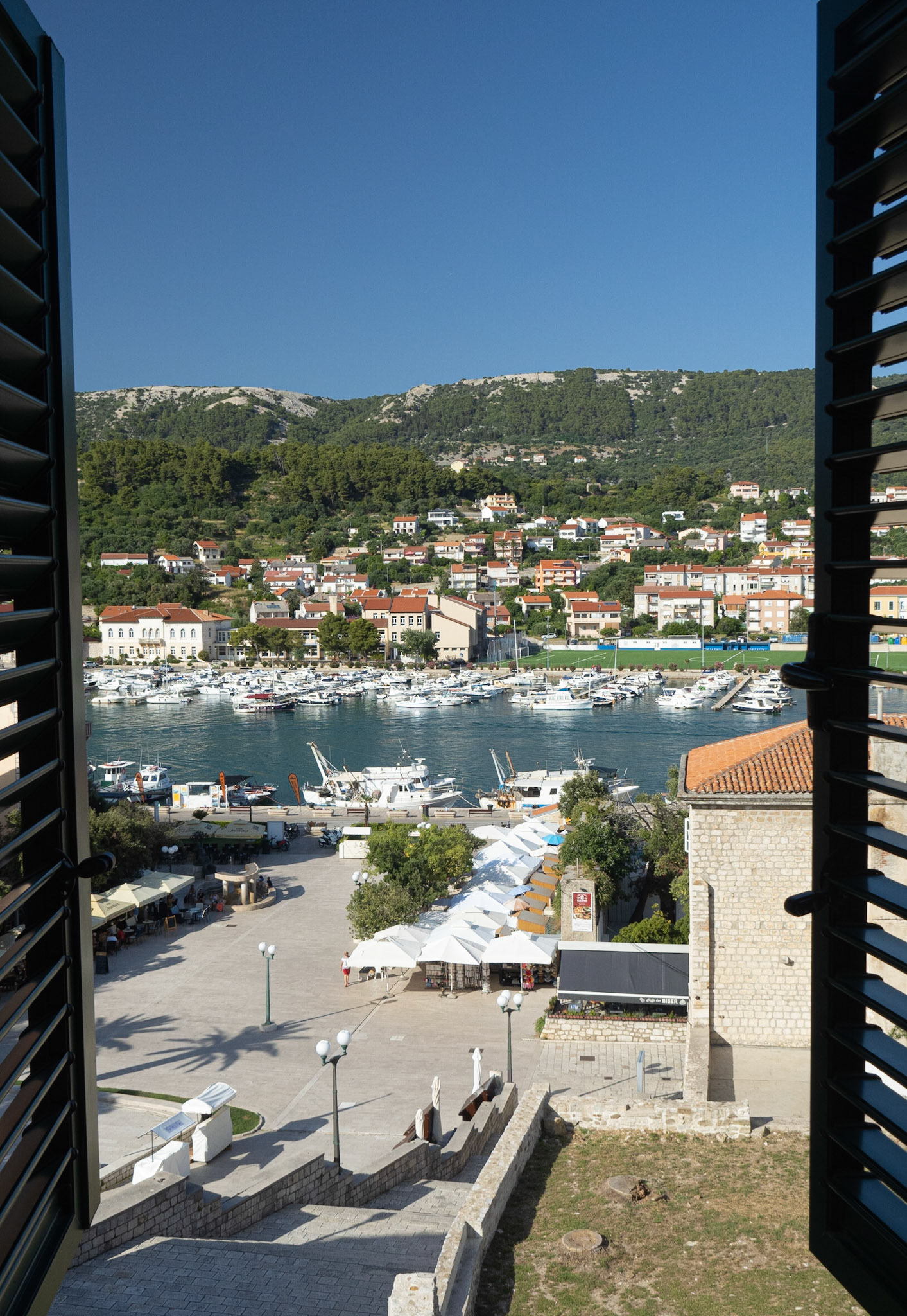 View of Rab Town from Room