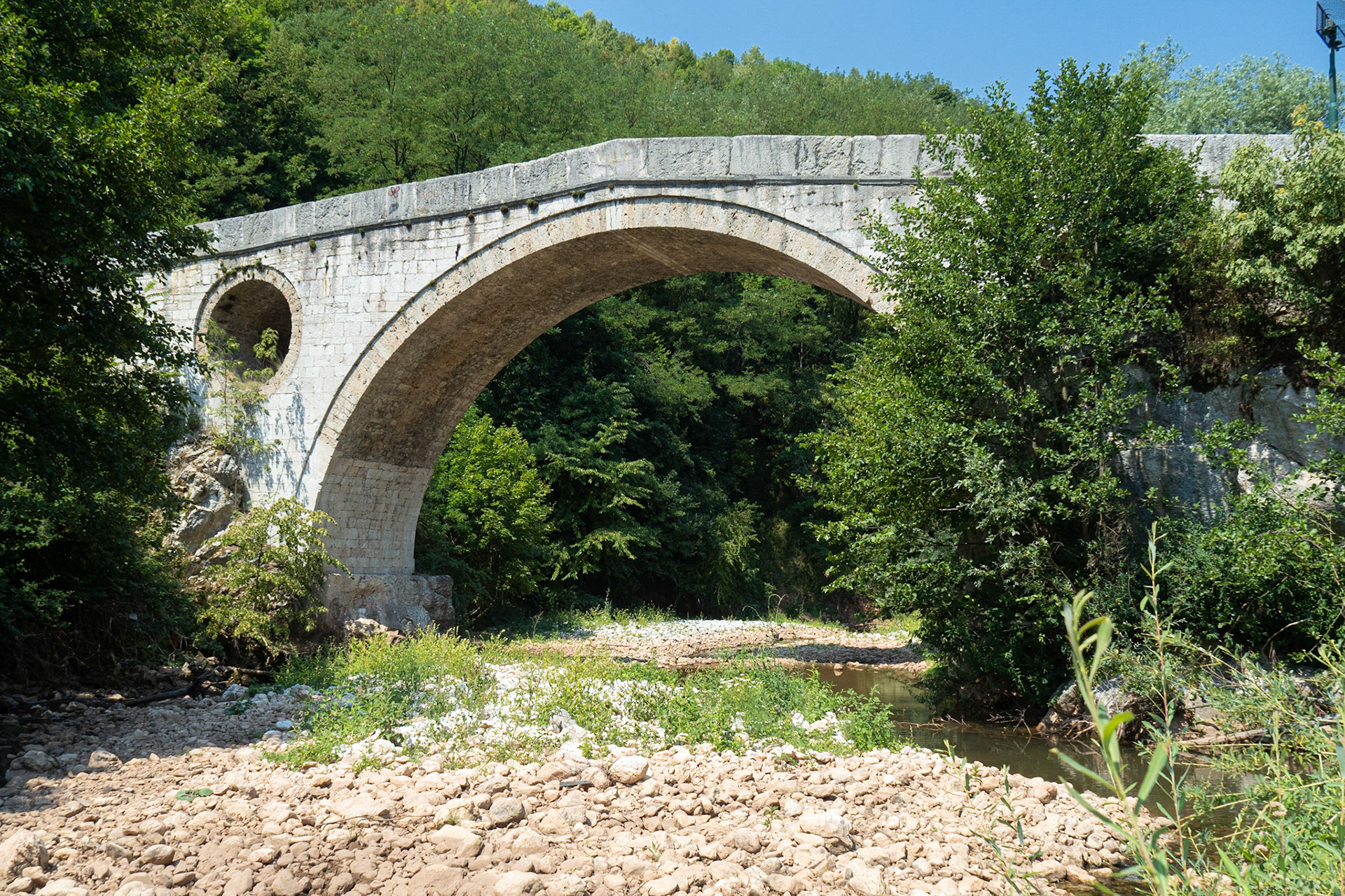 Goat's Bridge from Below