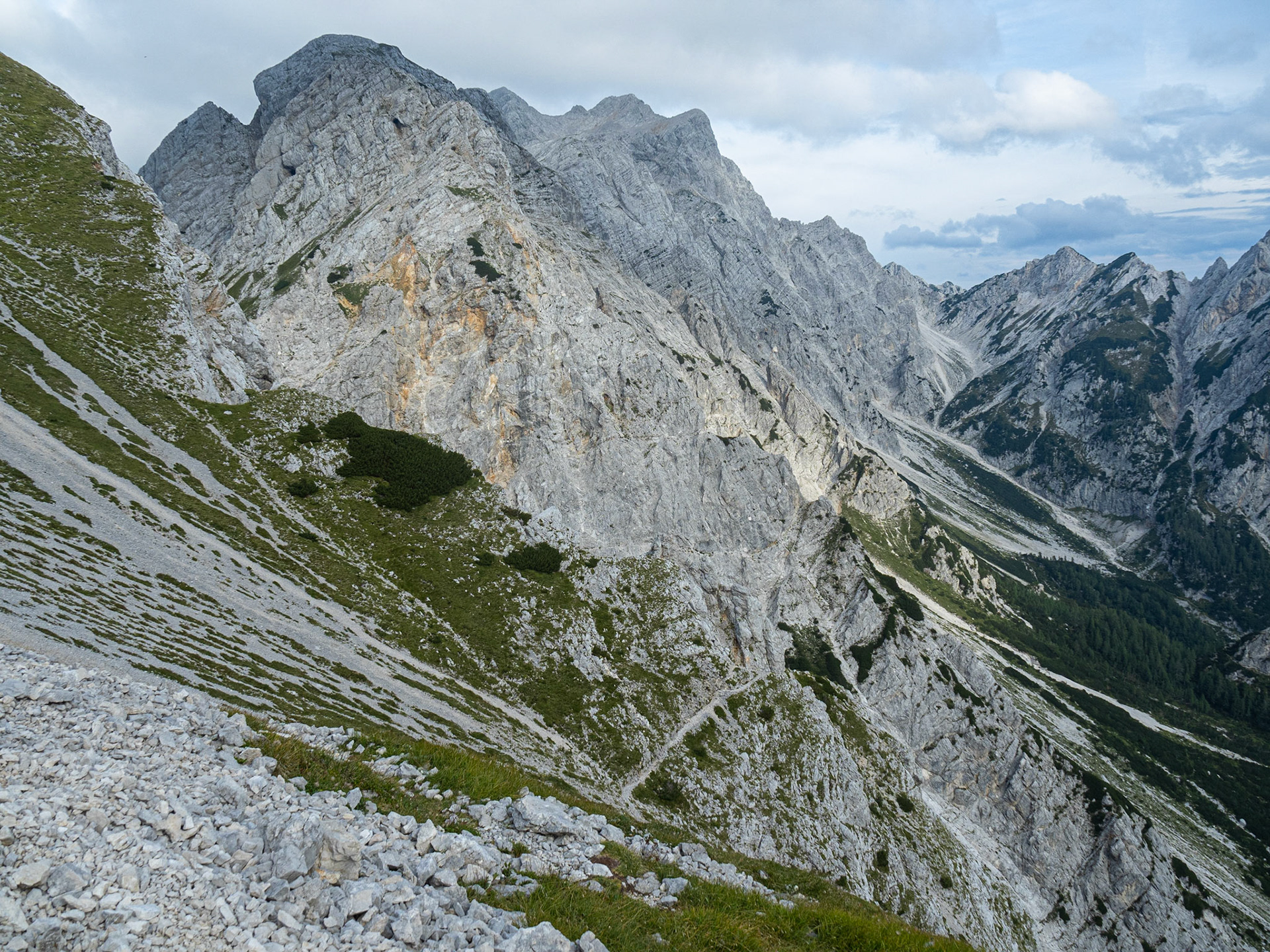 View of the Kamnik Alps