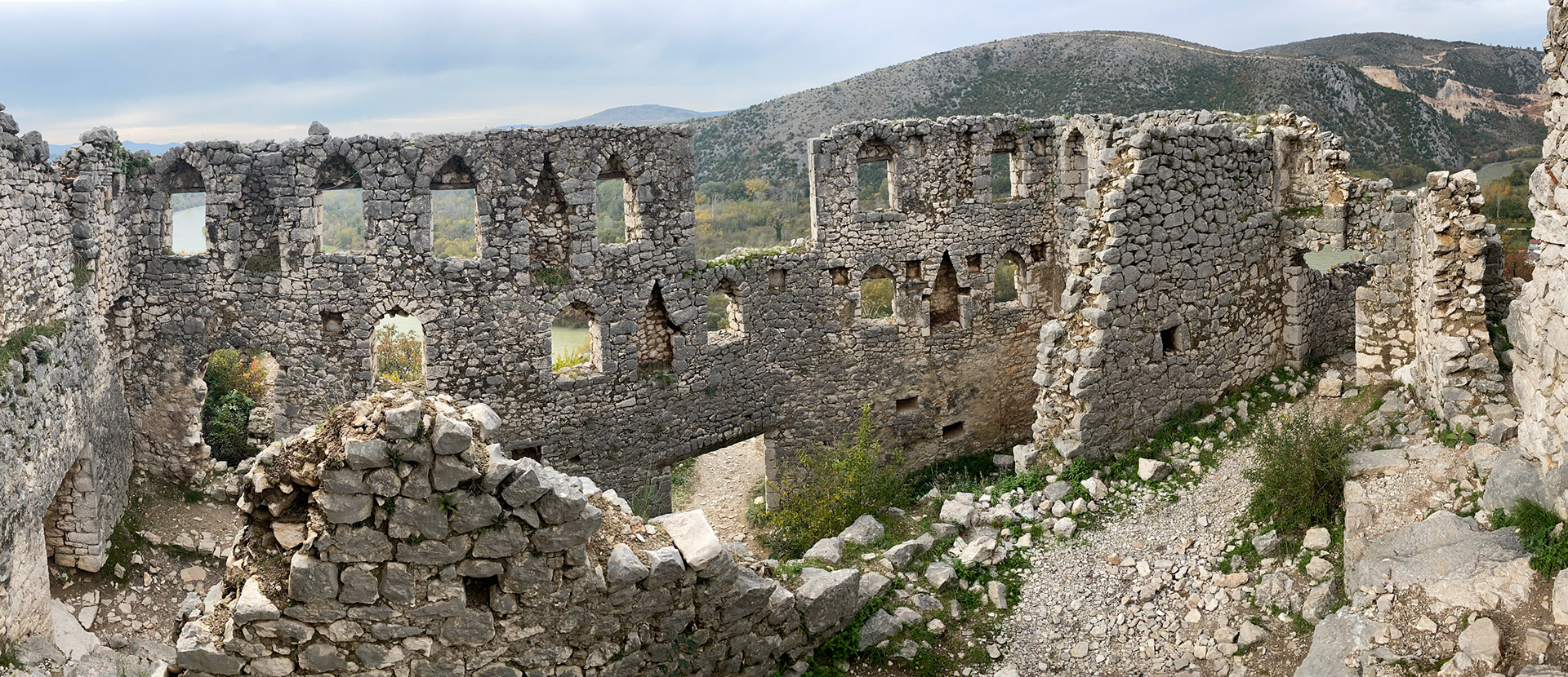 View inside the Fort, Počitelj