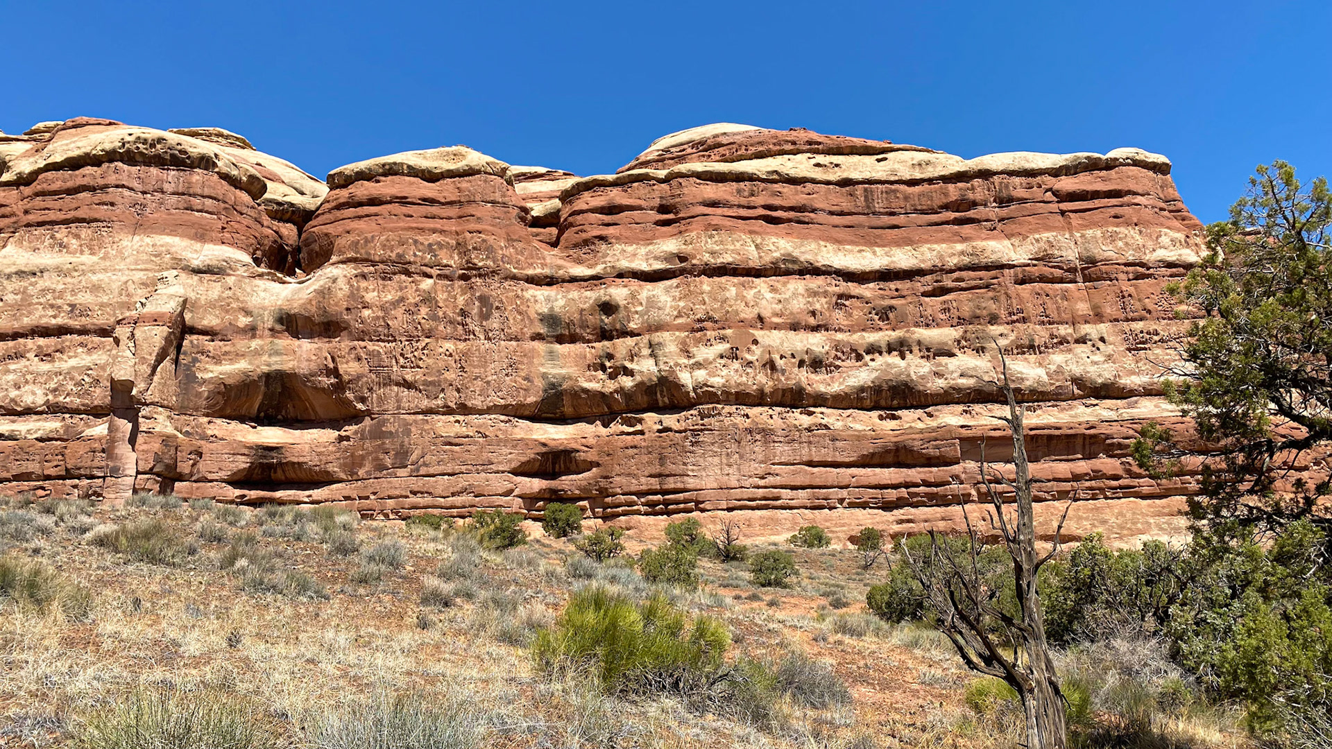 Shot Canyon walls