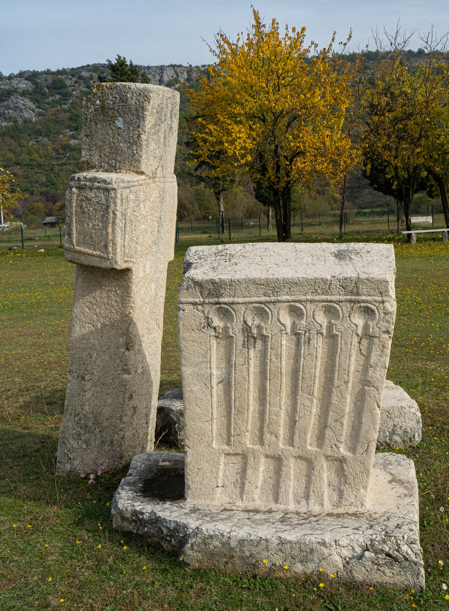 Stećci (medieval Bosnian tombstones), near Stolac