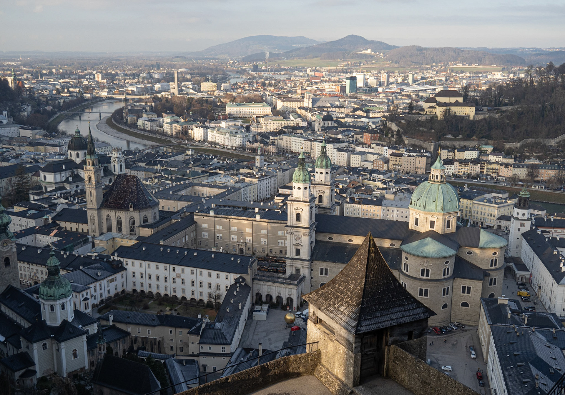 View of Salzburg from Hohensalzburg Fortress