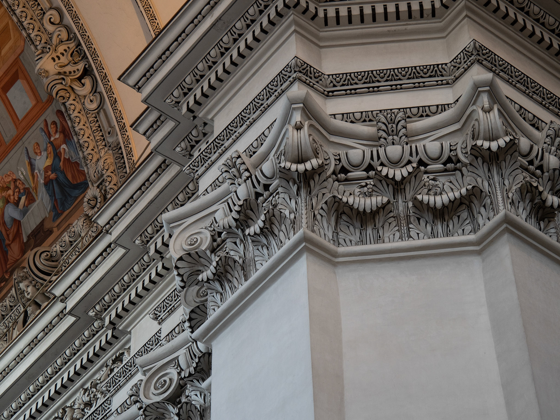 Salzburg Cathedral, Pilaster Detail