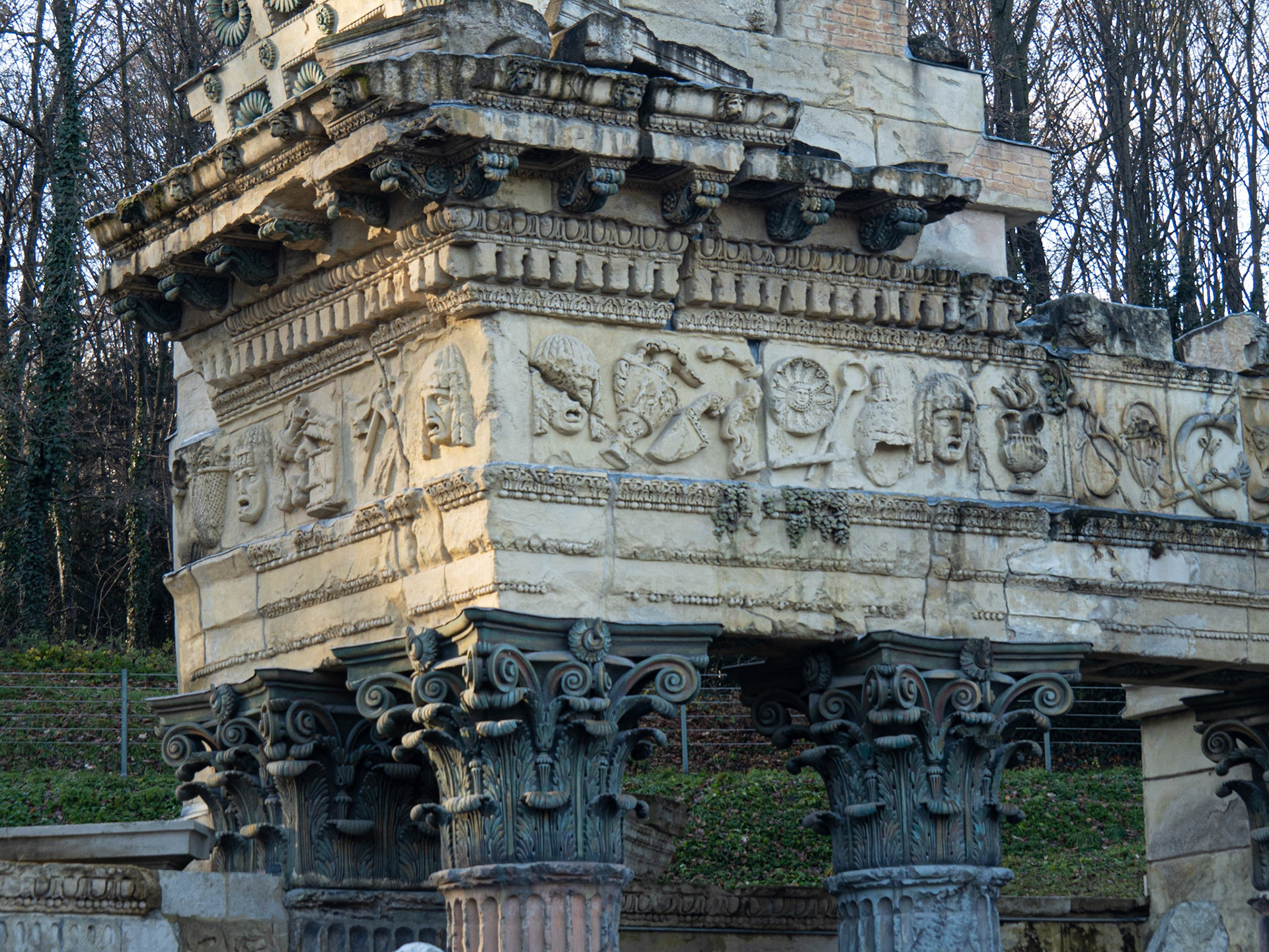 Schönbrunn Gardens, Roman Ruin DEtail