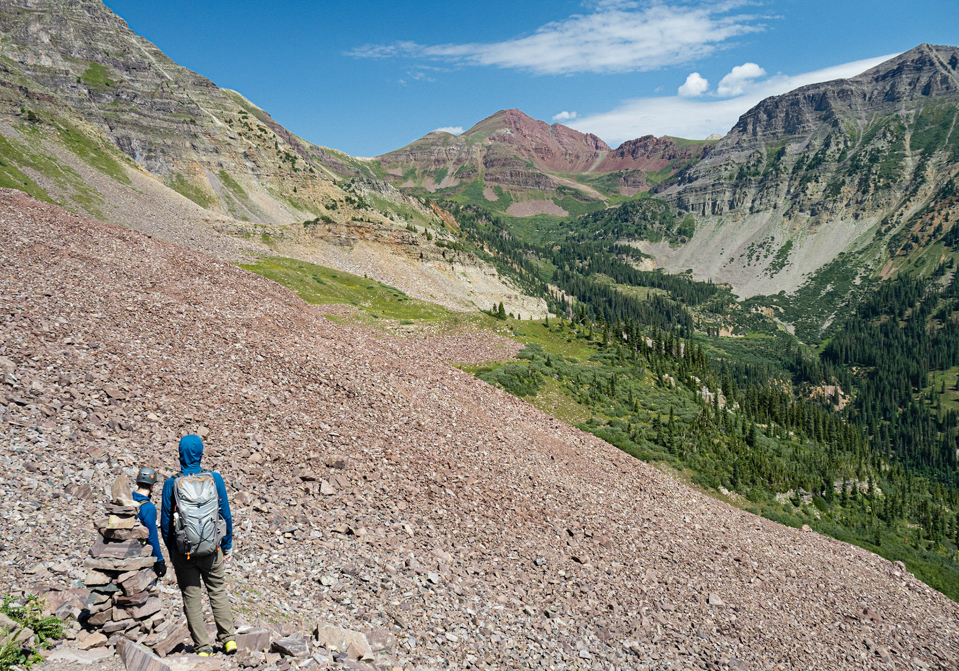 Talus Field Crossing (North Maroon)