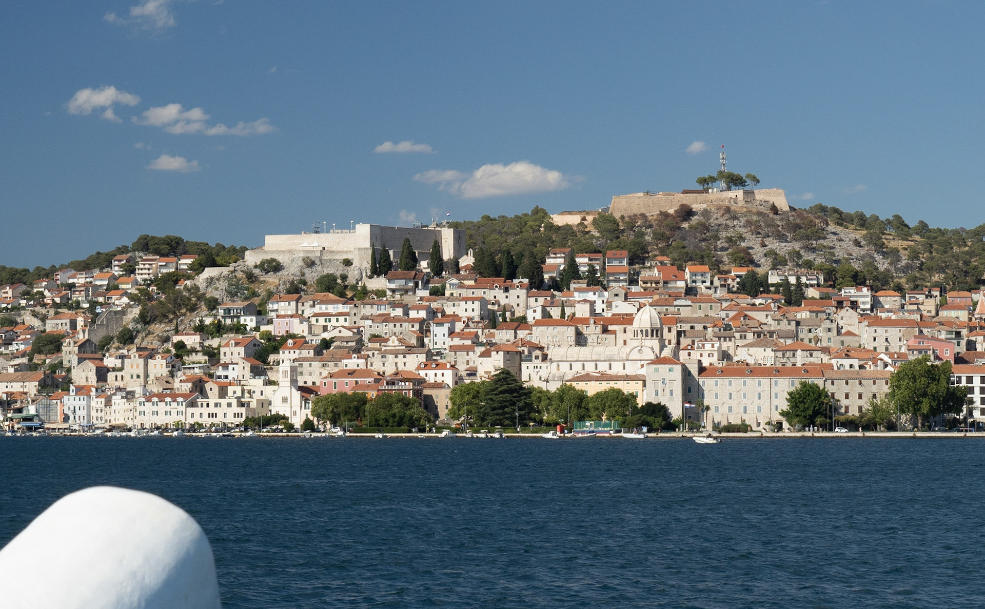 Šibenik, with St Michaels and St John Fortresses