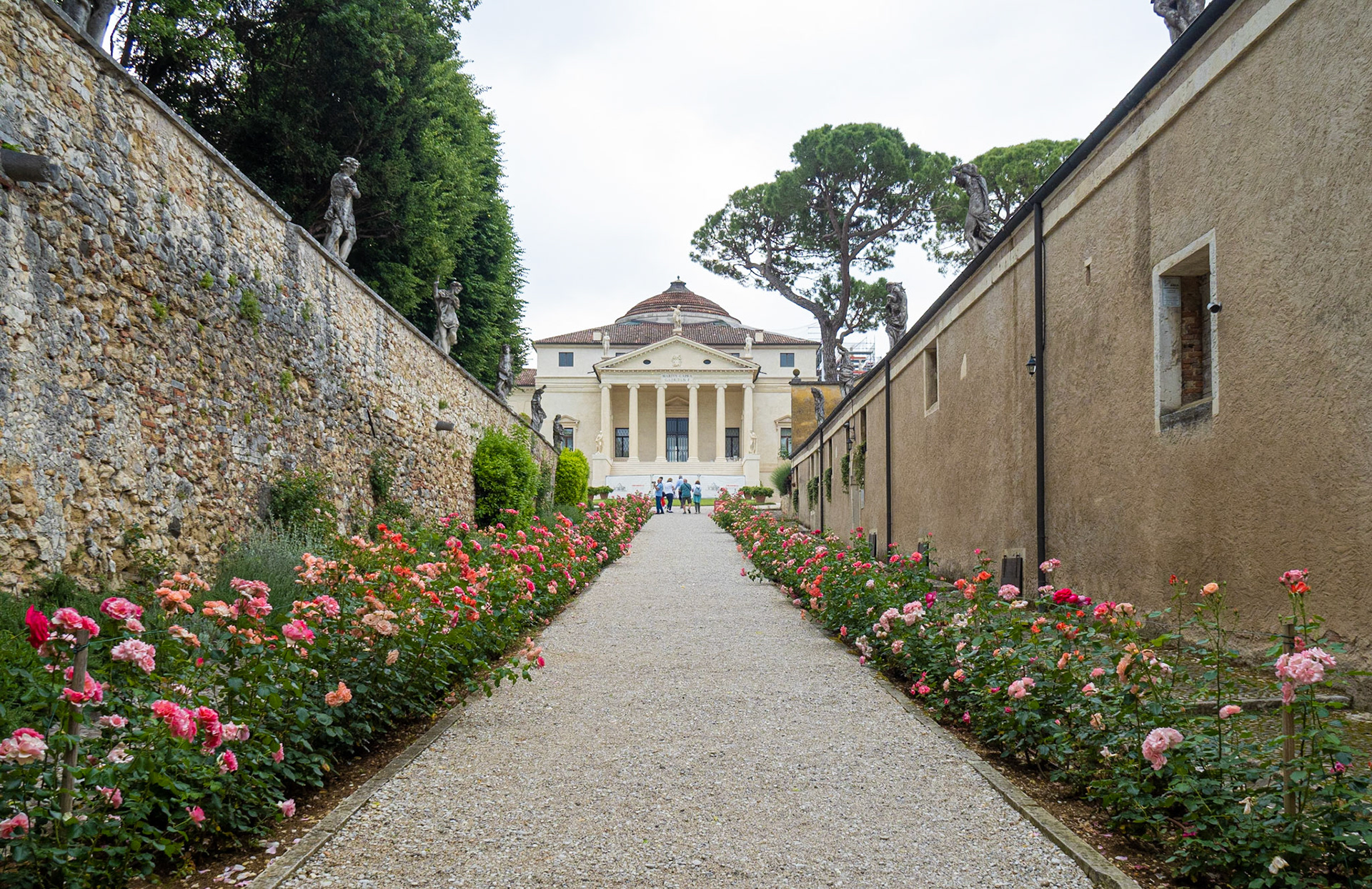Villa la Rotonda Approach
