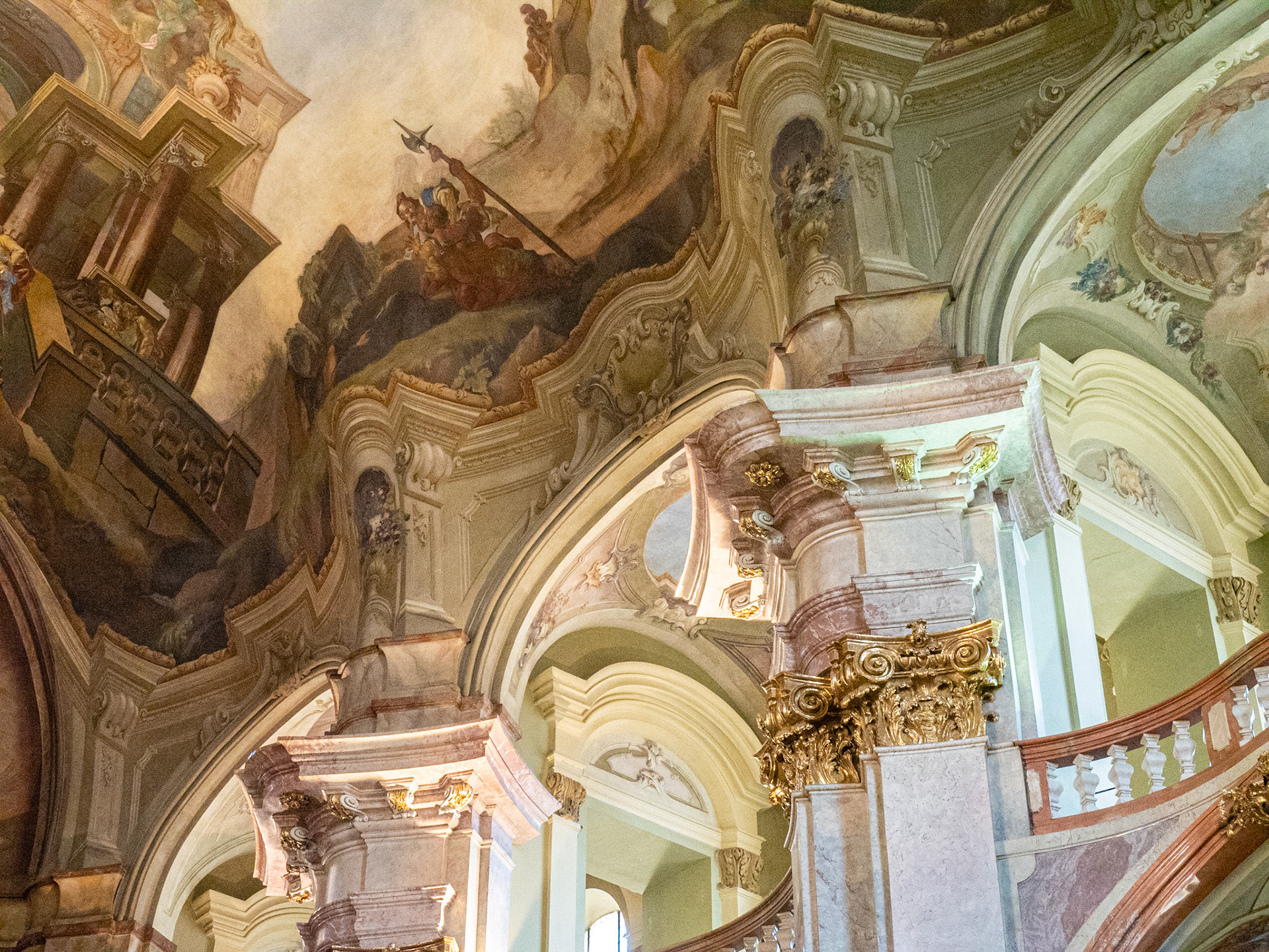 St Nicholas Church, Trompe-l'œil Ceiling Detail