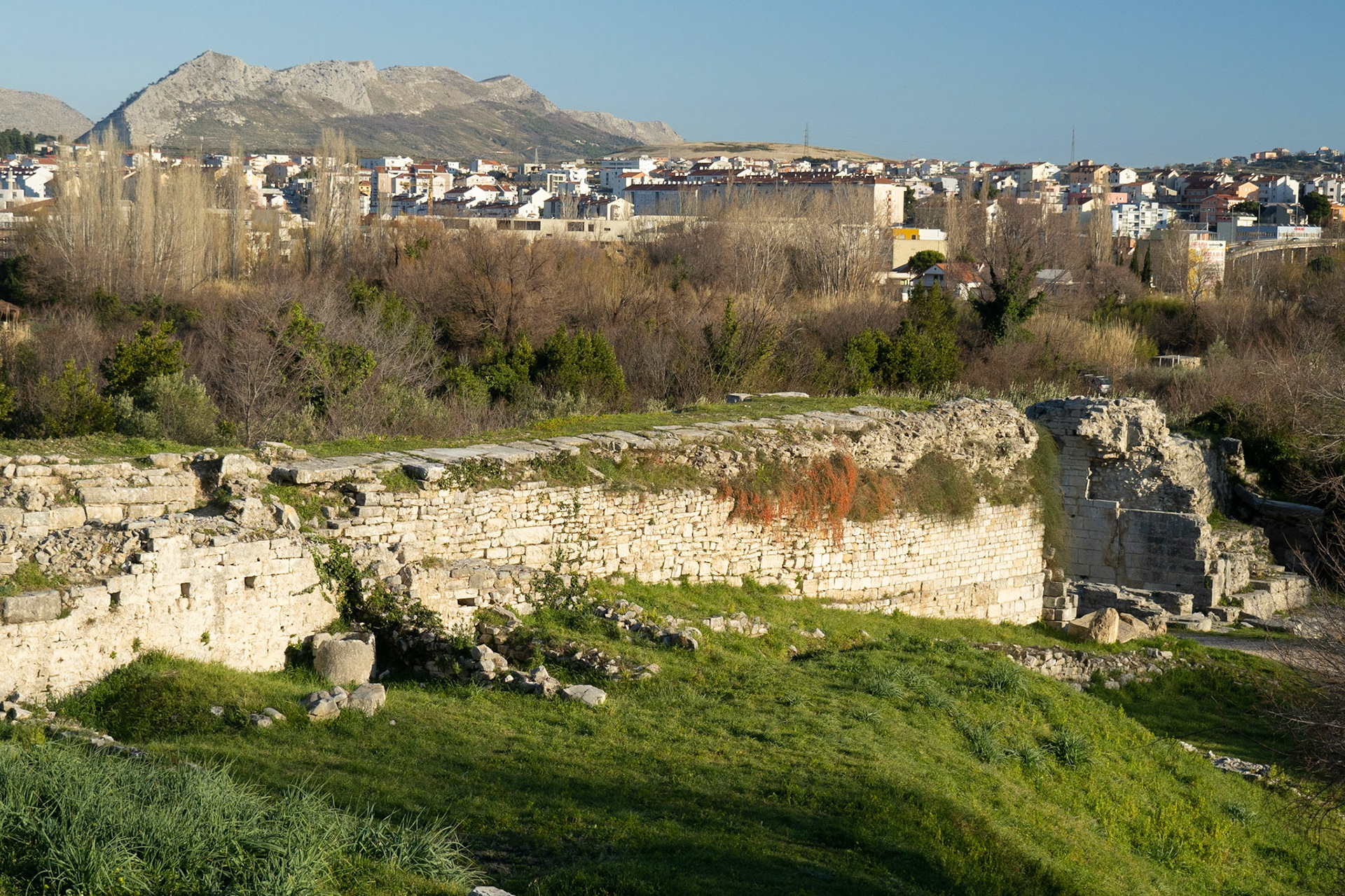 West Wall and the Porta Caesarea
