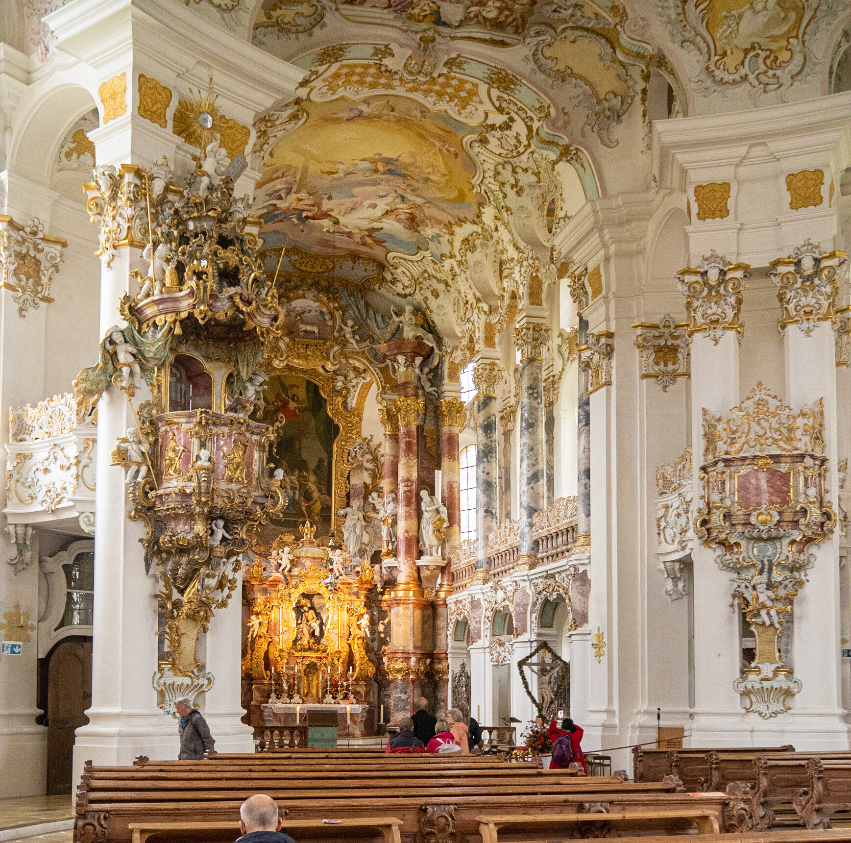 Detail, Pilgrimage Church of Wies