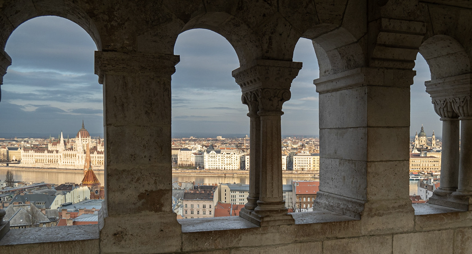 View of Pest from Fisherman’s Bastion