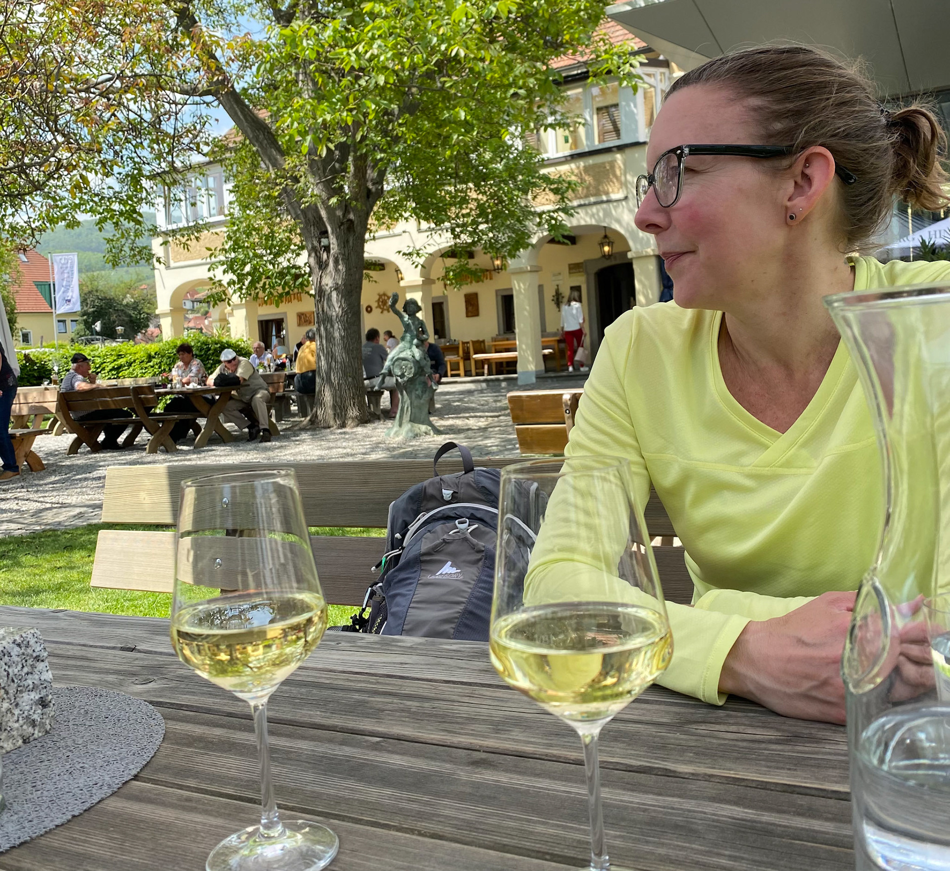 Lunch Wine at Hermenegild Mang Winery