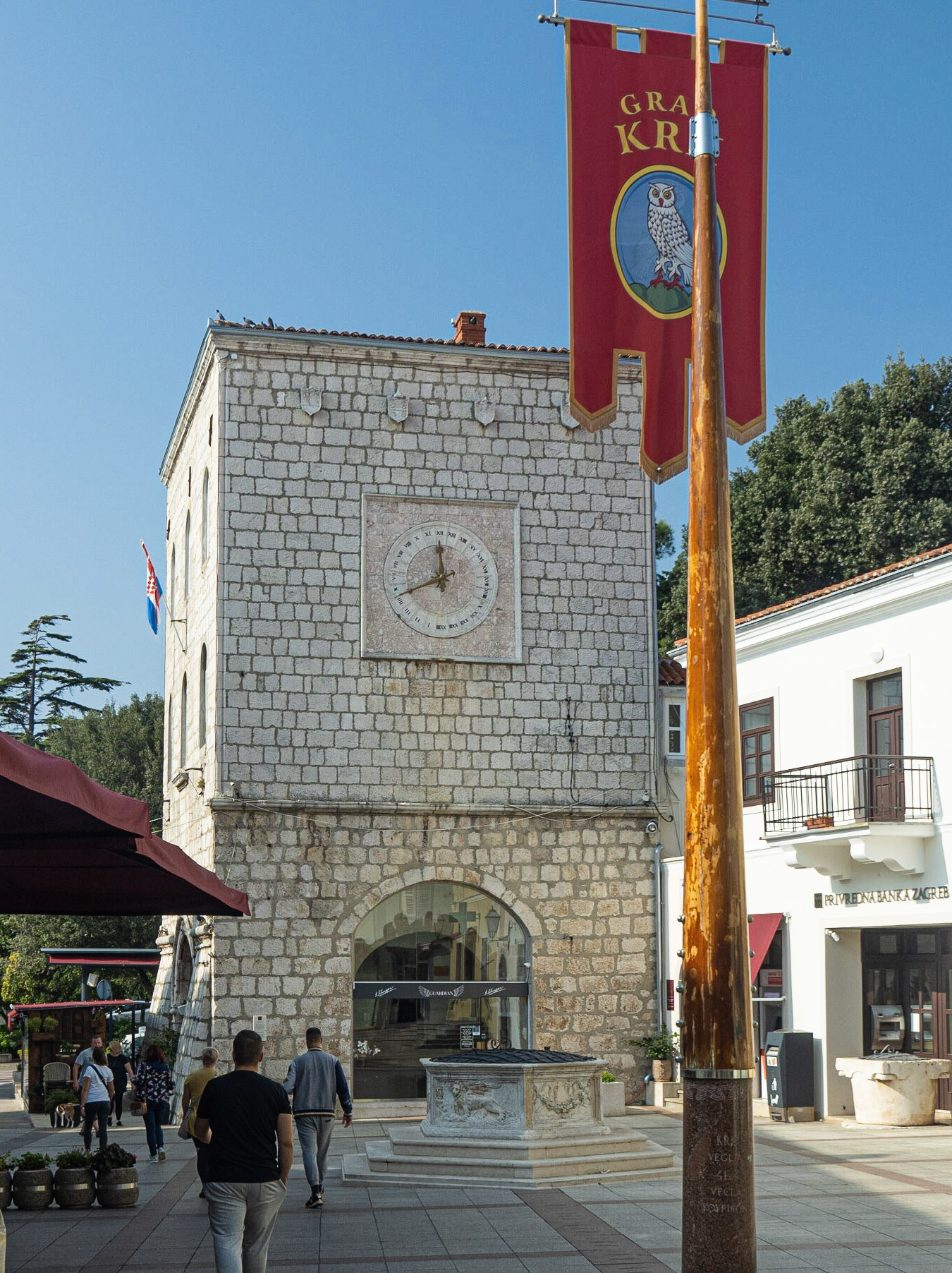 Town Hall on Vela Placa, Krk