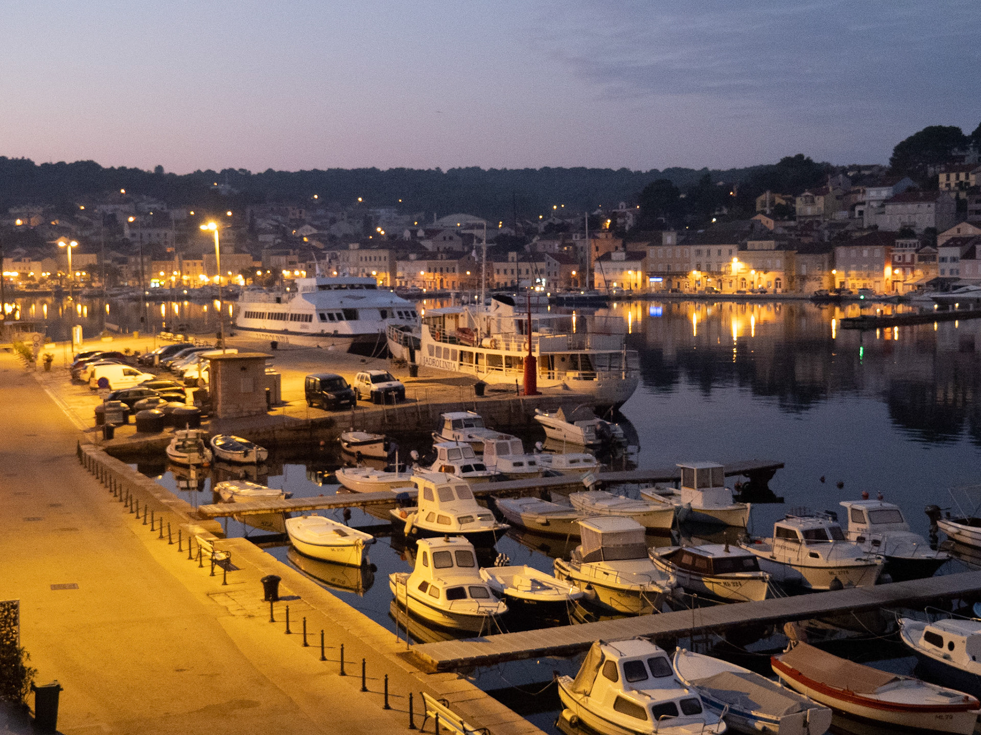 Harbor at Dusk, Mali Losinj